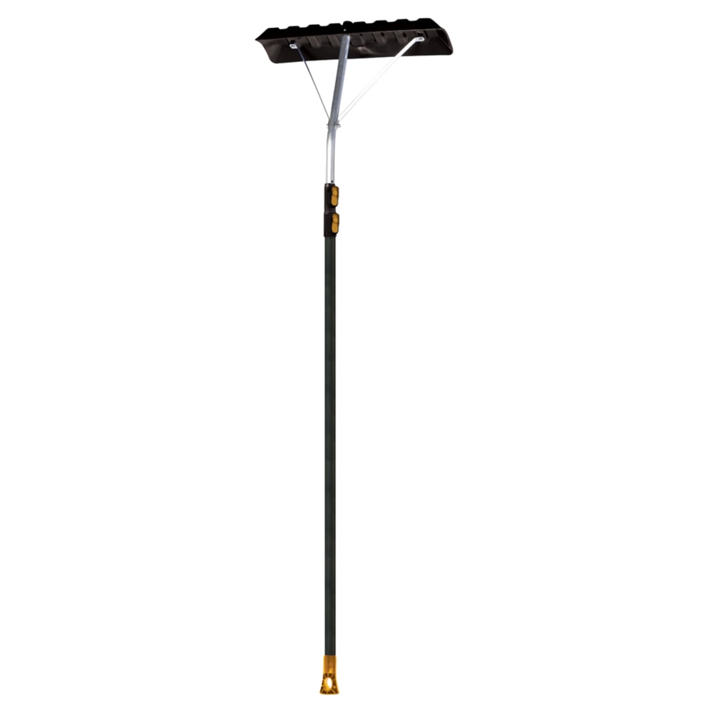 Snow Roof Rake, 25-Inch Blade 20 Ft Extension Snow Shovel for Snow