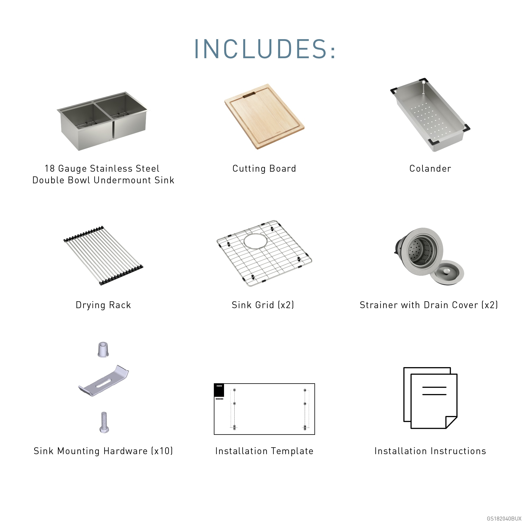 Moen GS182040BUX Kitchen-Sinks - View #12
