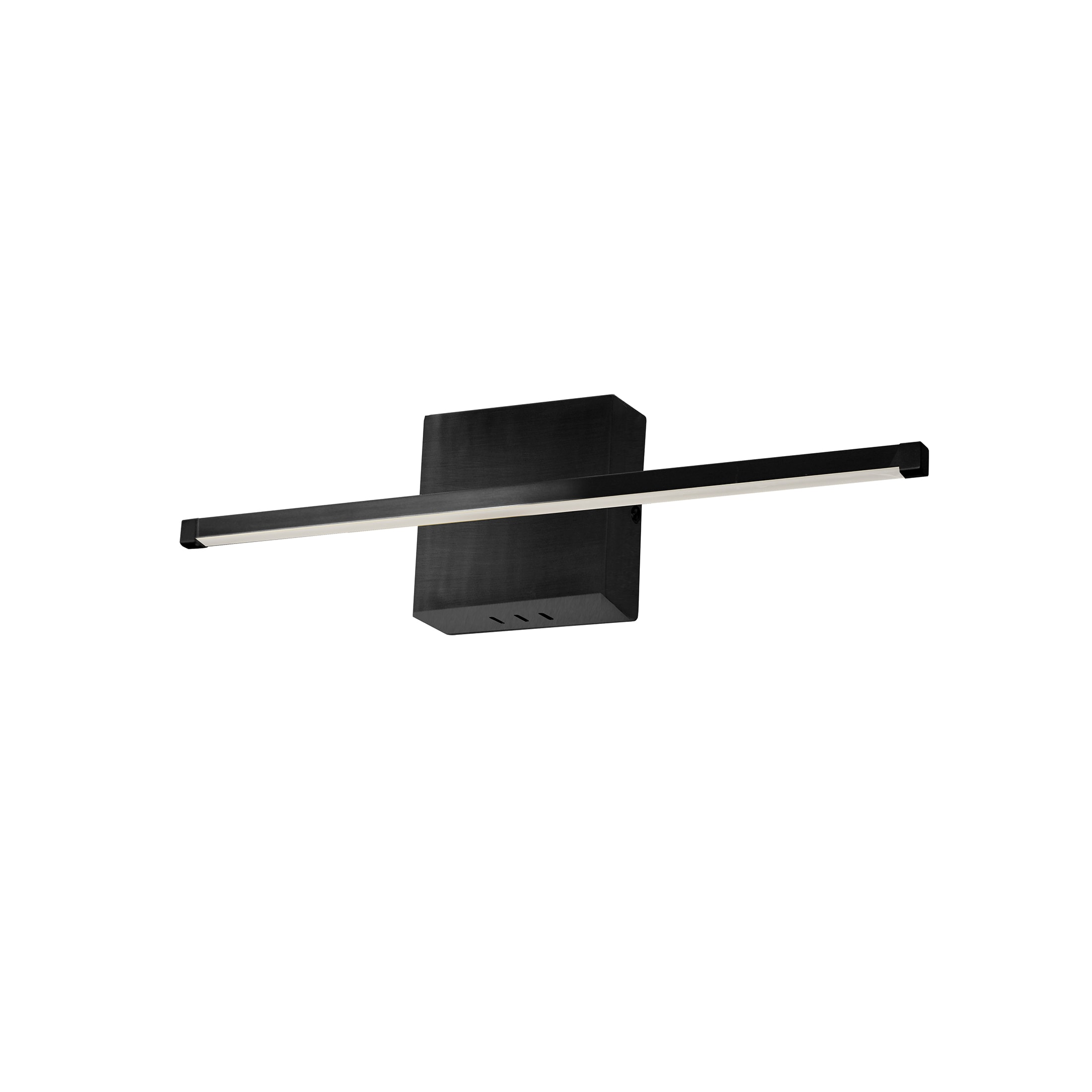 Dainolite ARY-2419LEDW-MB Array 24.5-in W 1 -Light Matte Black Integrated LED Wall Sconce