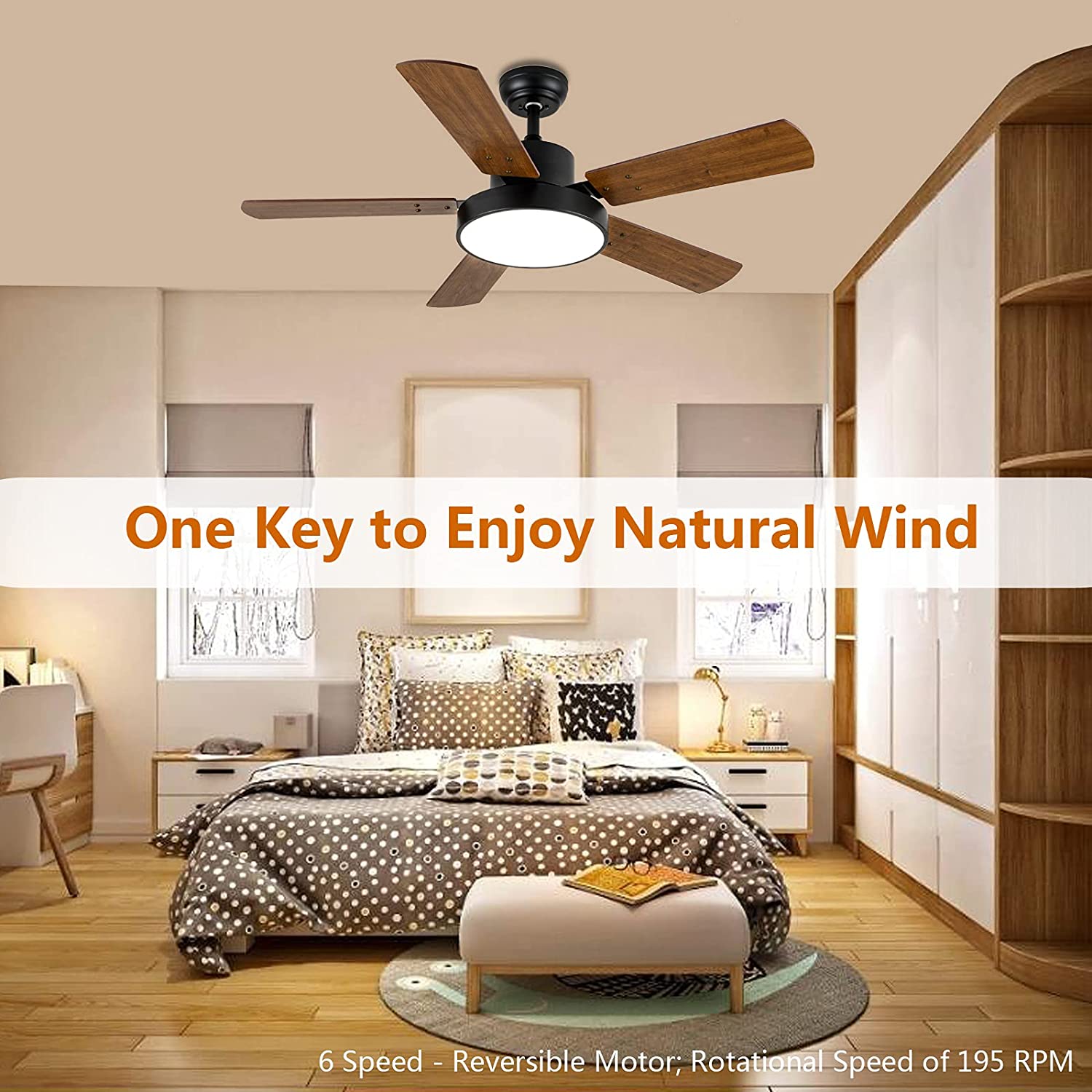 LTMATE LS44WOODES5DM Ceiling-Fans - View #6