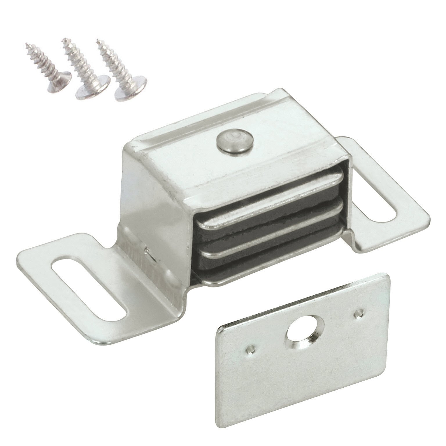 Richelieu 19-mm Black Magnetic Catch Cabinet Latch in the Cabinet Latches  department at