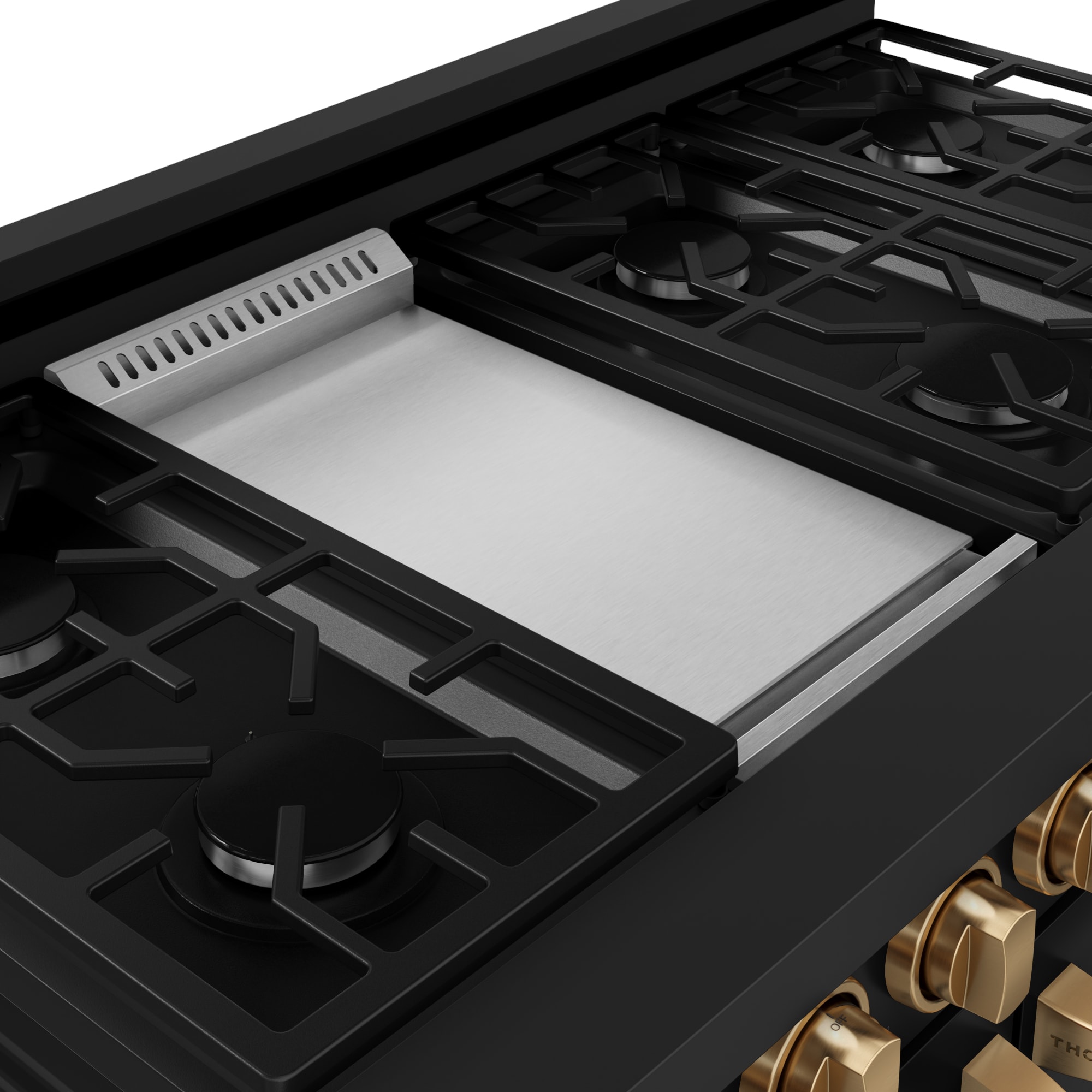 Thor Kitchen RSG48EBLP-BRZ Double-Oven-Gas-Ranges - View #3