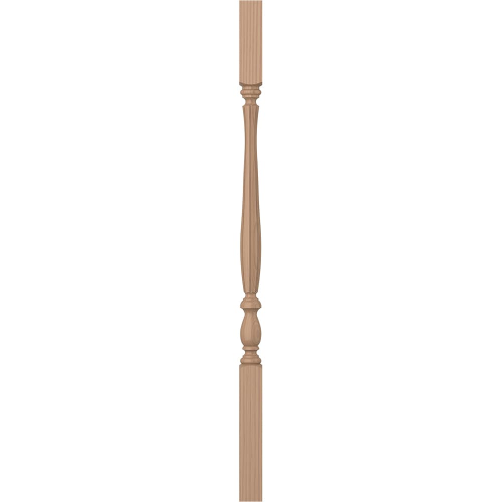 L.J. Smith Stair Systems LJF-2905-P 38 38-in x 1.75-in Unfinished Poplar Square Top Stair Baluster