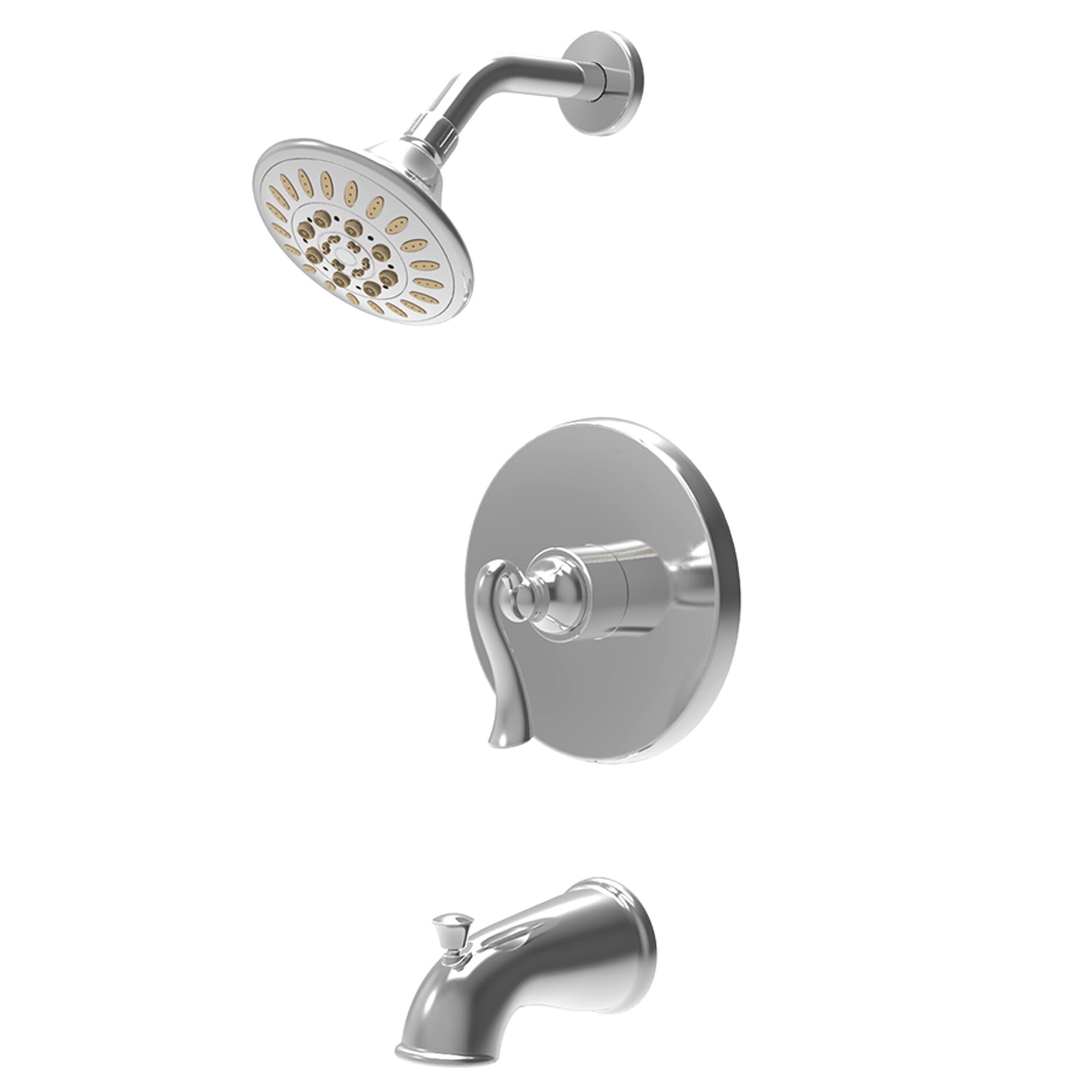 Symmons 8202-RP Brenna Chrome 1-handle Faucet Valve Included