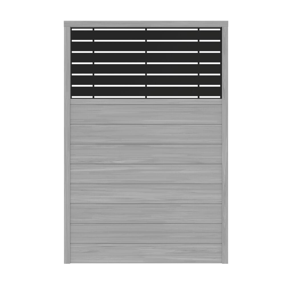 Freedom 6-ft H x 4-ft W Coastal Cedar Vinyl Flat-top Fence panel #73056921