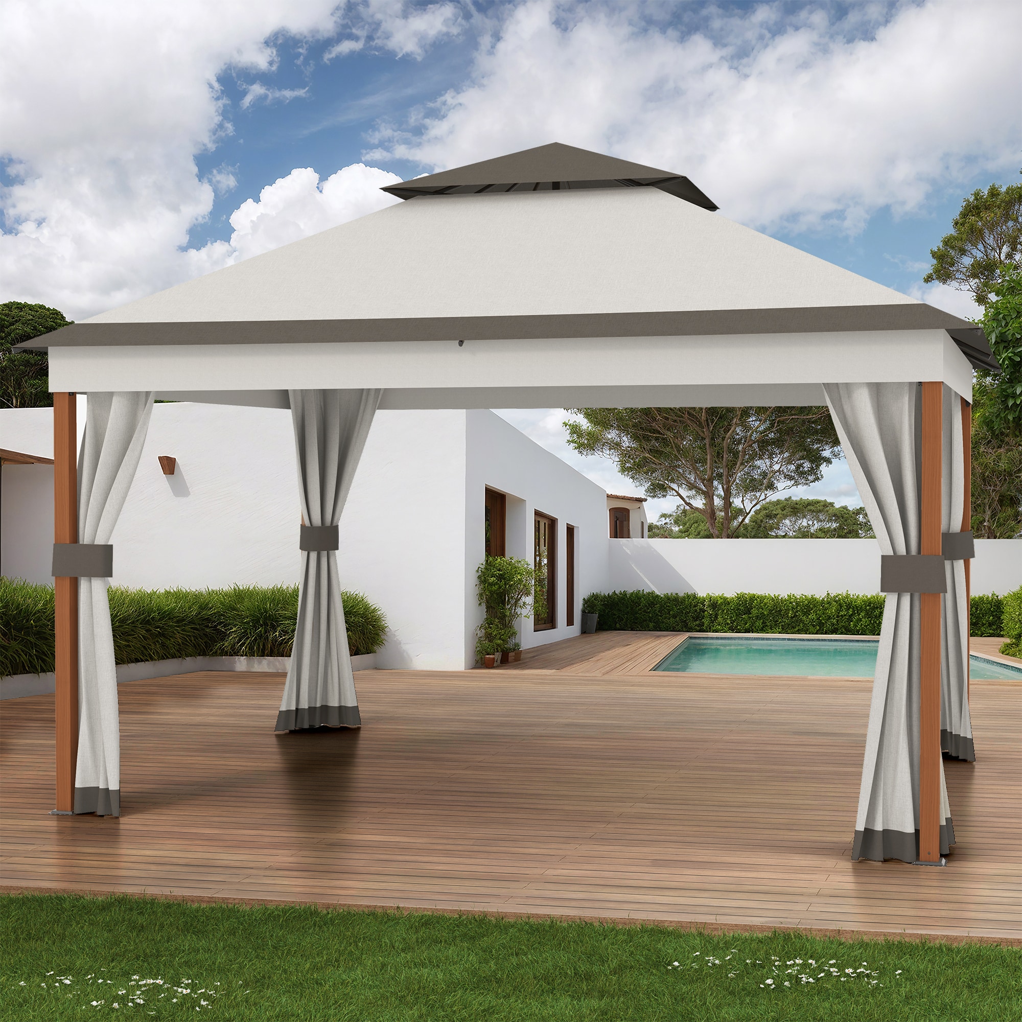 Clihome CL8440231000001 Wood-Resin-Gazebos - View #3