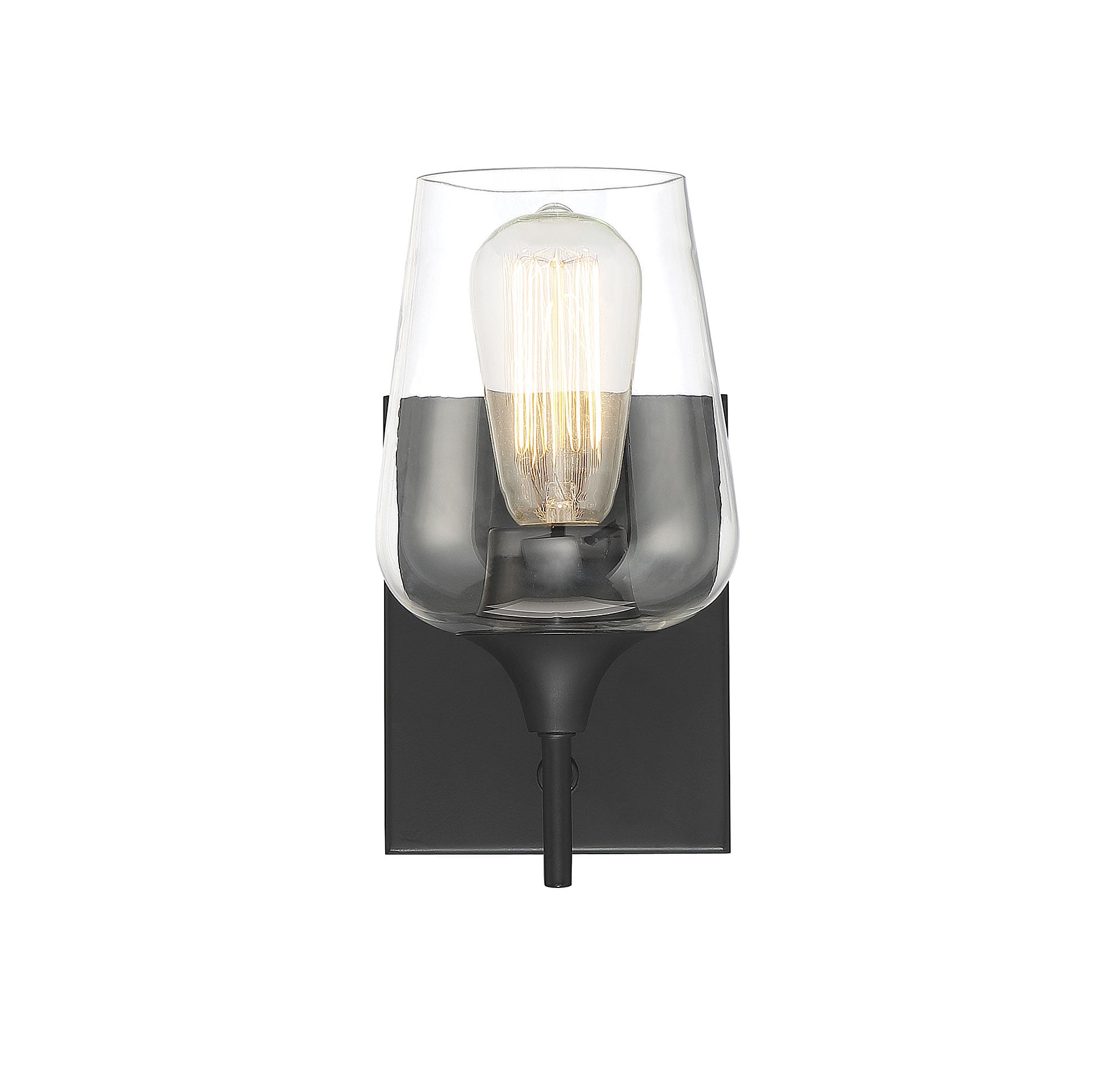 Savoy House Essentials 9-4030-1-BK Octave 5-in 1 -Light Matte Black Transitional Vanity light