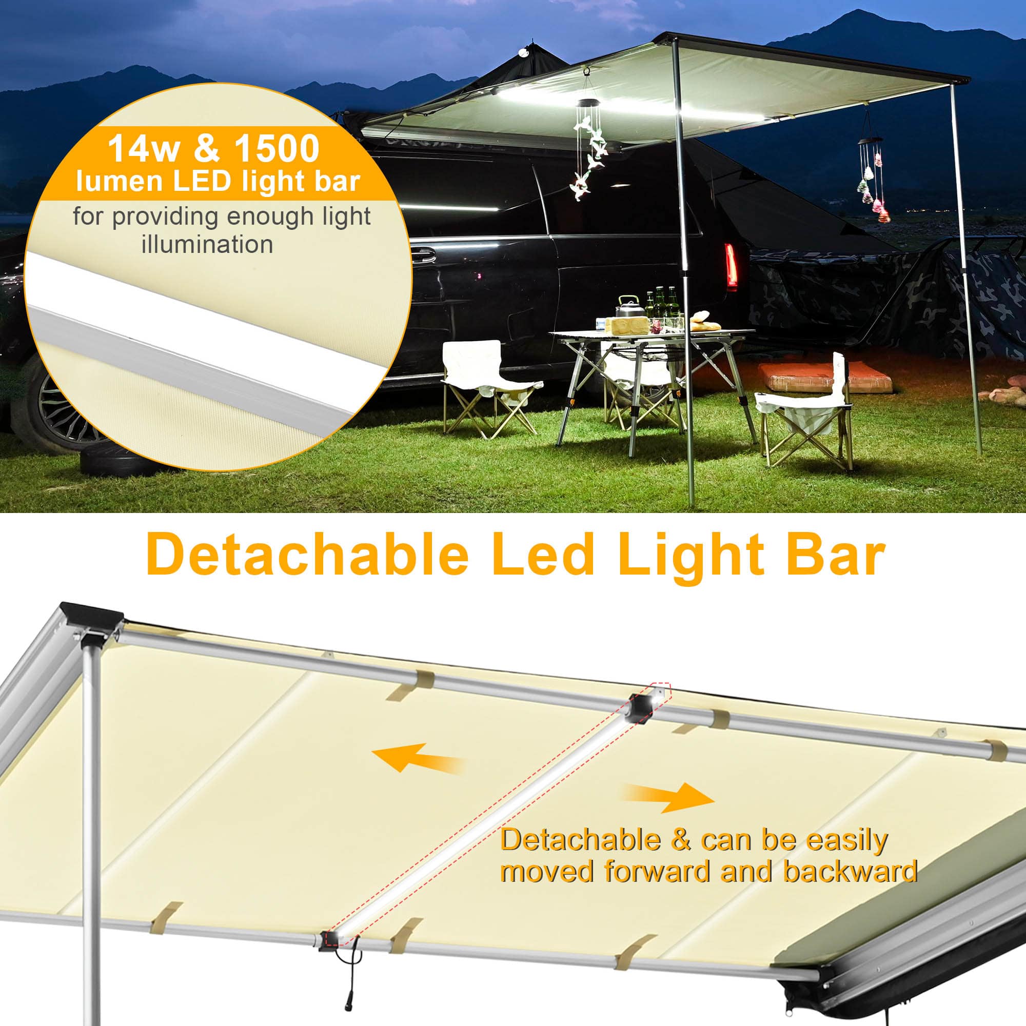 Yescom 07CSA007-20X25-01-LO awnings - View #3