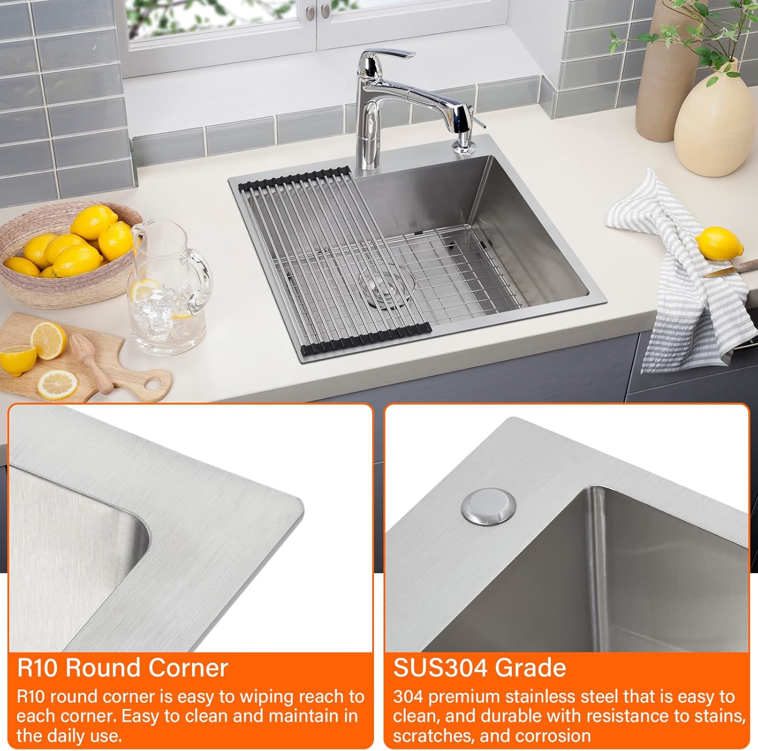 GAOMON CQC-QJSOBB-WS0K Kitchen-Sinks - View #6
