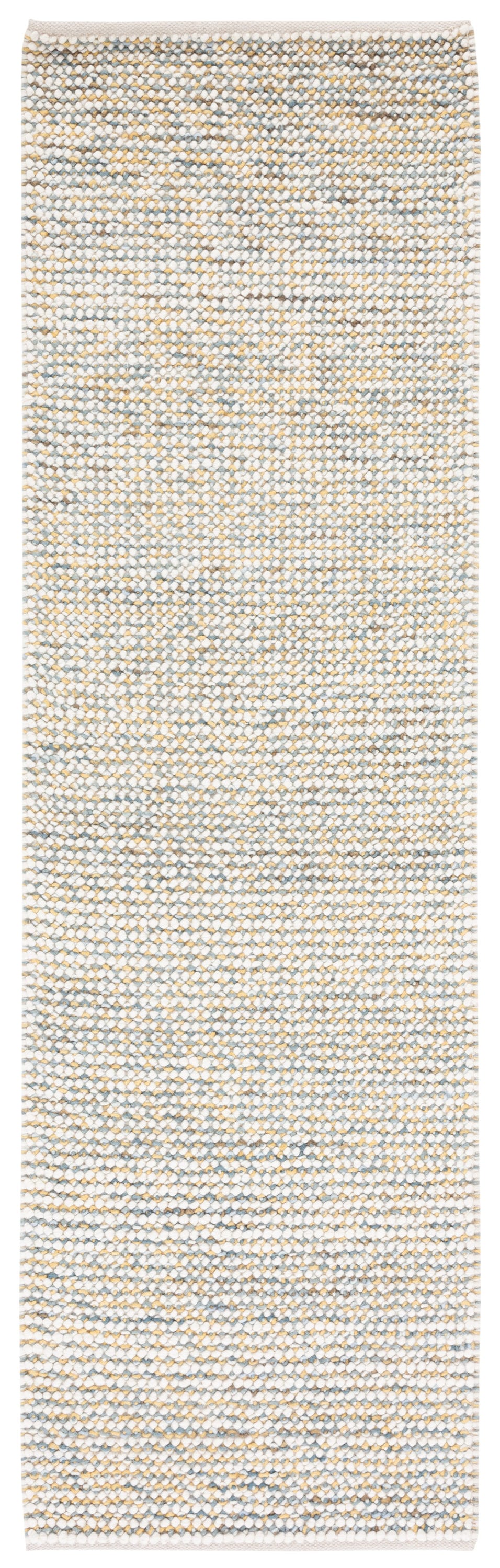 Safavieh VRM401D-28 Vermont Radovinka 2 x 8 (ft) Wool Dark Gold/Blue Rectangular Indoor Geometric Bohemian/Eclectic Runner rug