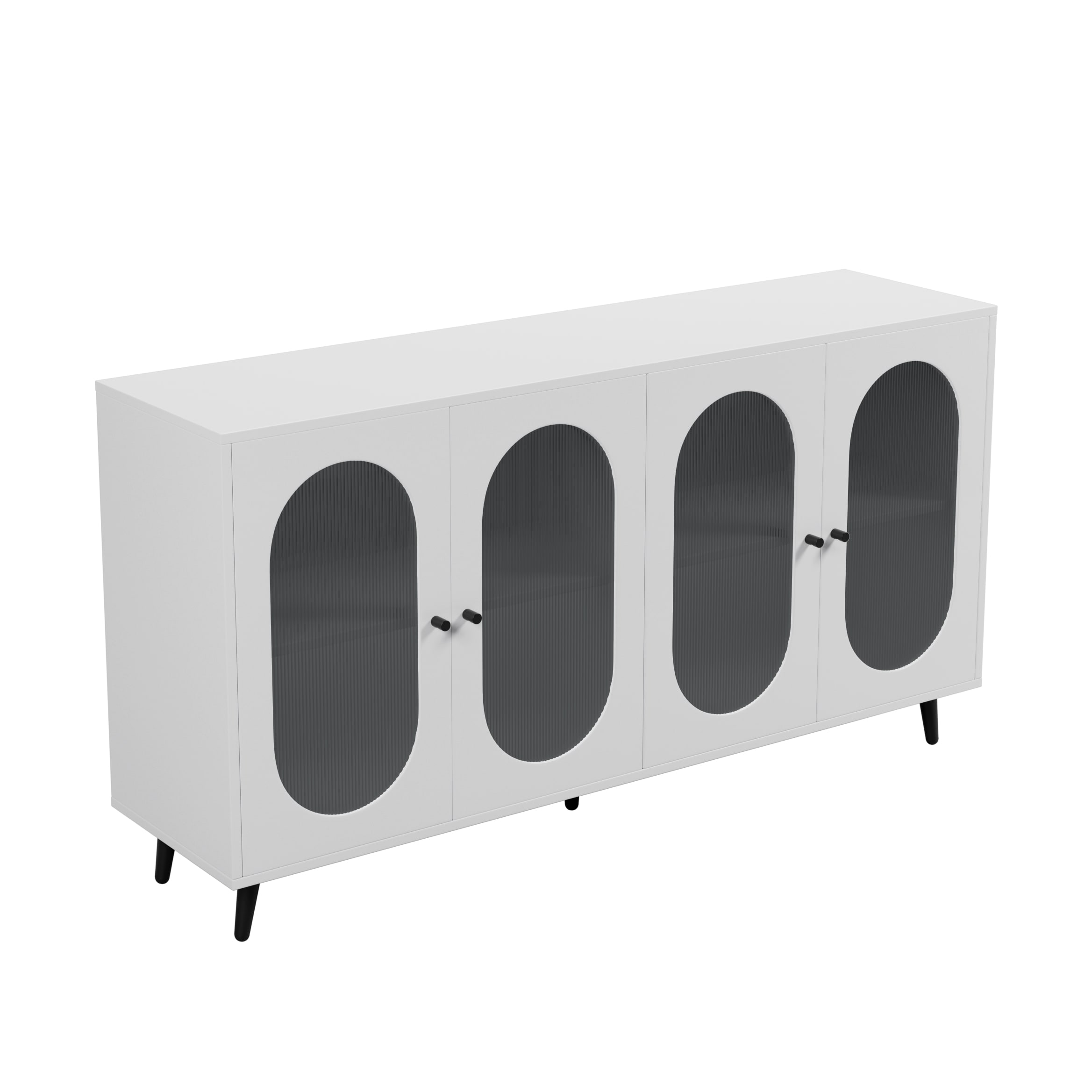 Flynama SH186748 Contemporary/Modern White Sideboard