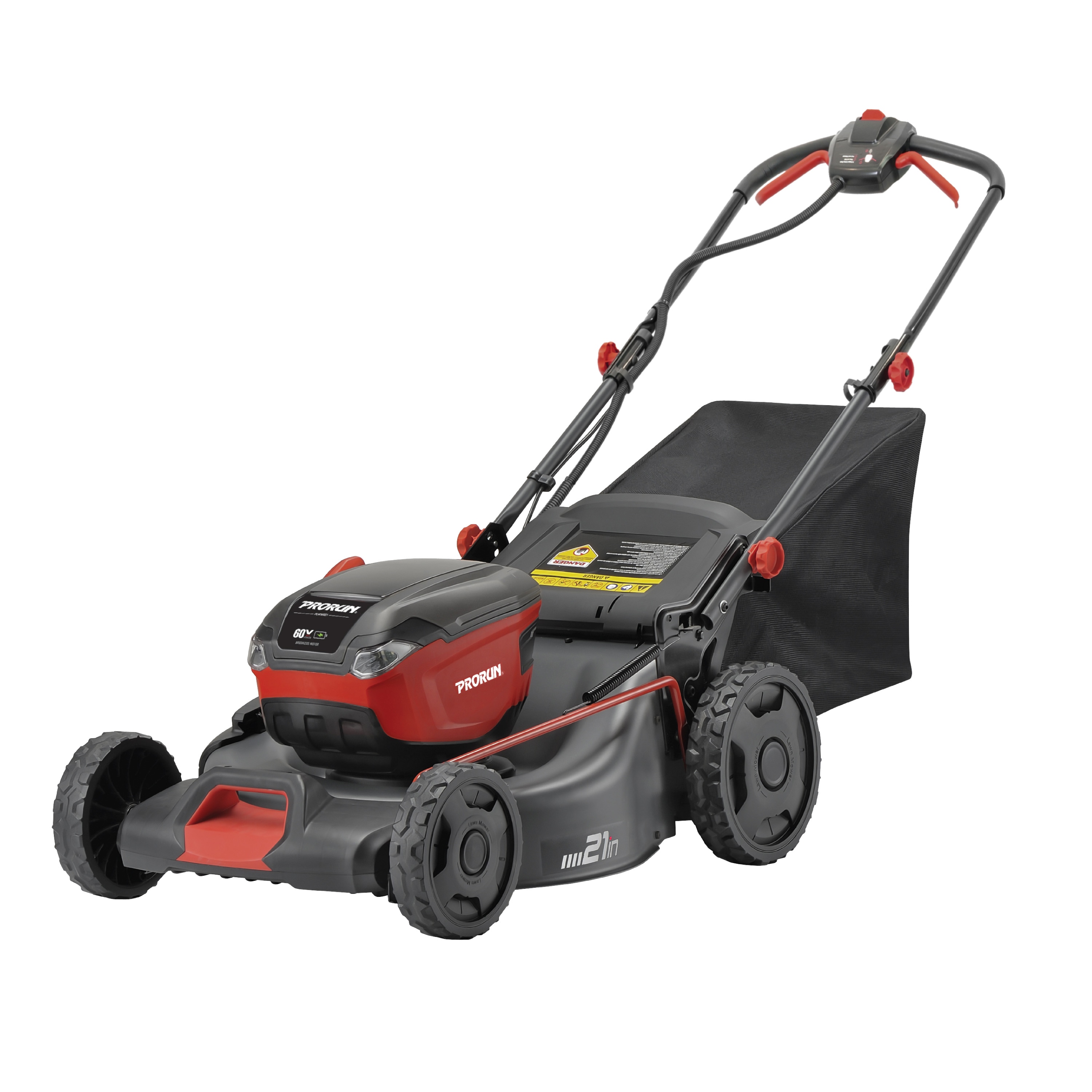 PRORUN PLM16021 PLM16021 60-volt, 21-in Push Battery Walk Mower with  (1) 2.5 Ah Battery Included