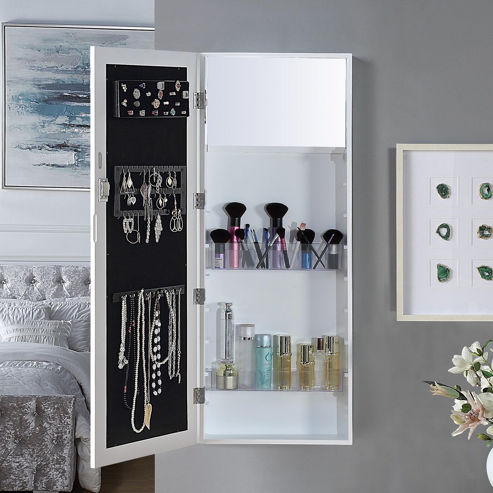 Over the Door Makeup Organizer – Abington Lane