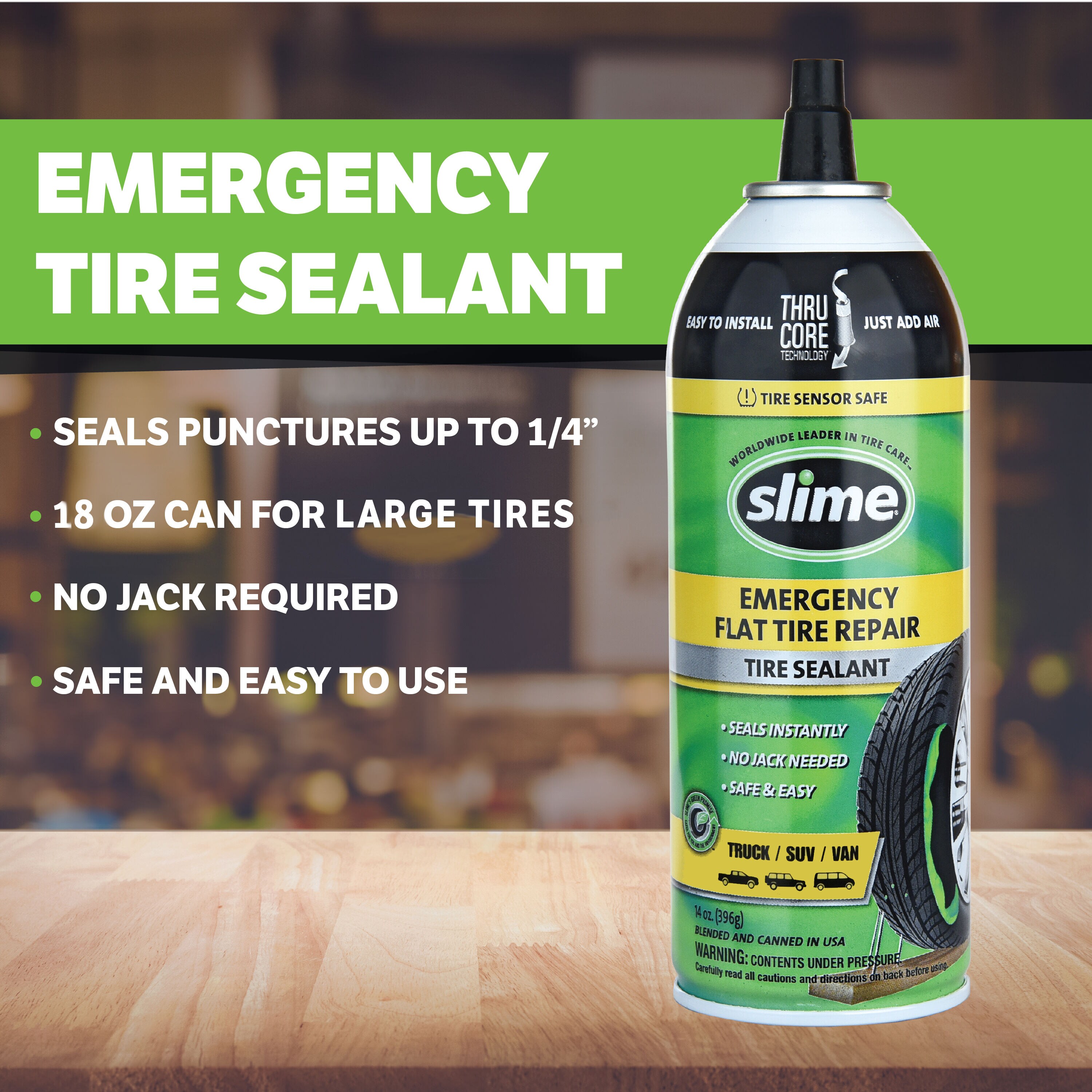 Slime 60187 Liquid-Aerosol-Tire-Repair - View #2