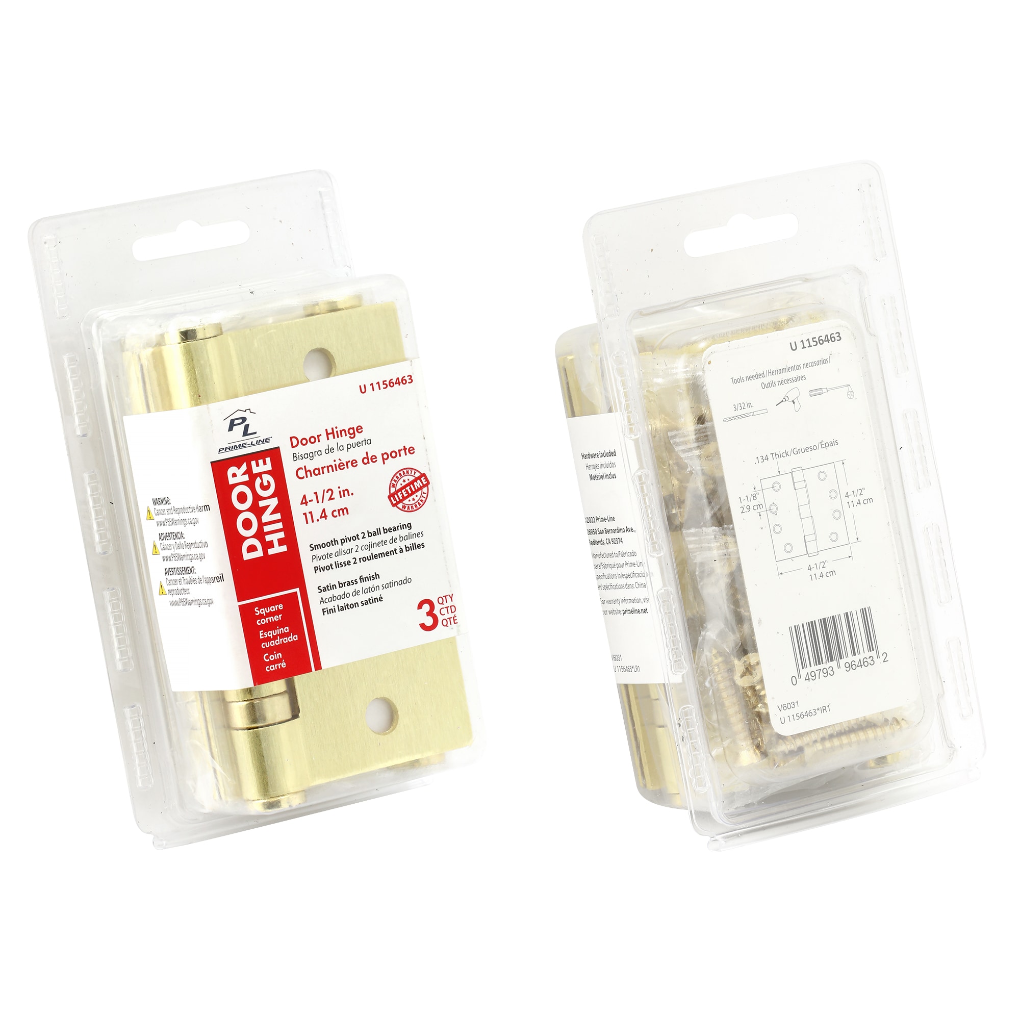 Prime-Line U 1156463 Entry-Door-Hinges - View #2
