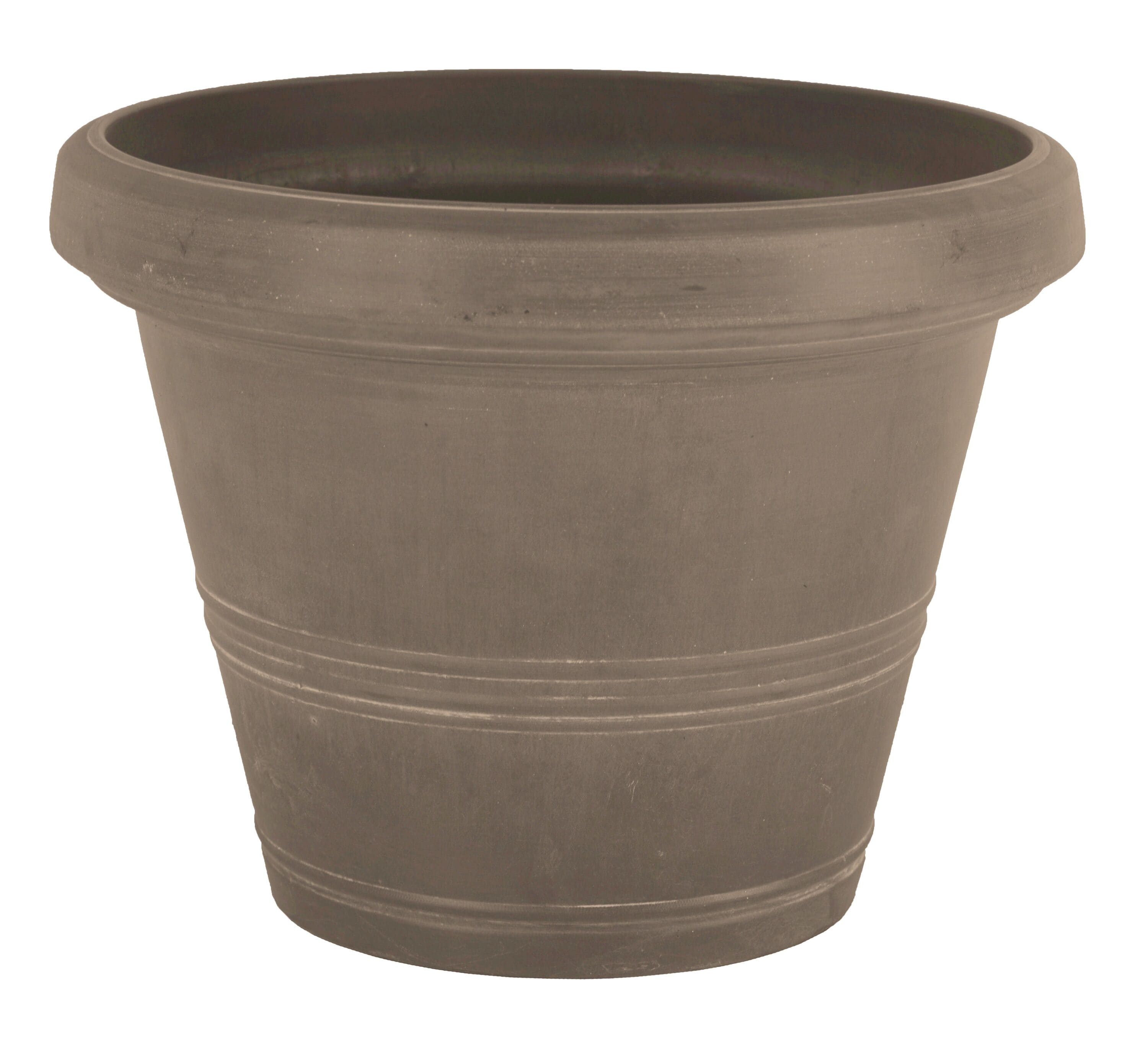 Greenship S-BLS30T-2 2 -Pack 9.1-in W Medium Brown Resin Indoor/Outdoor Planter