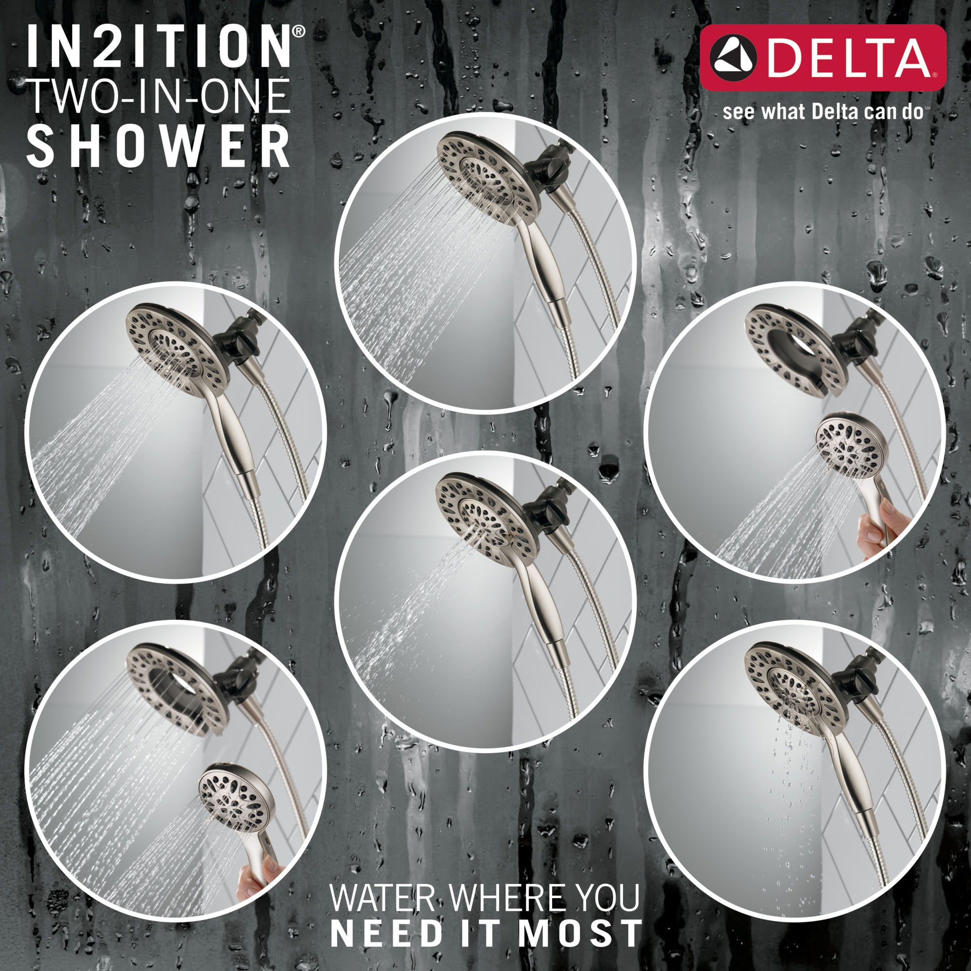 Delta 75491SN Fixed-Showerhead - View #3