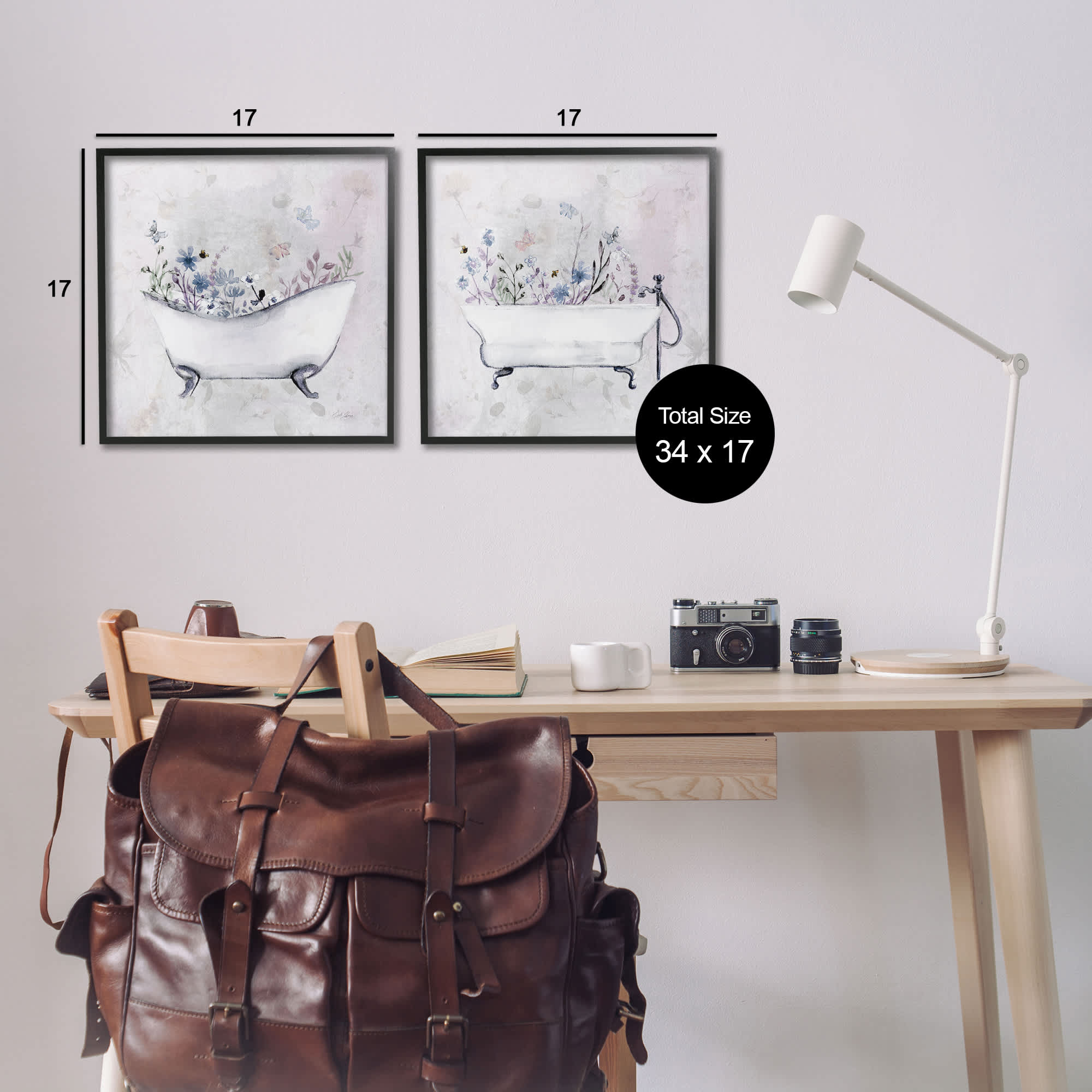 Stupell Industries B2-725-WFR-2PC-17X17 Wall-Art - View #3