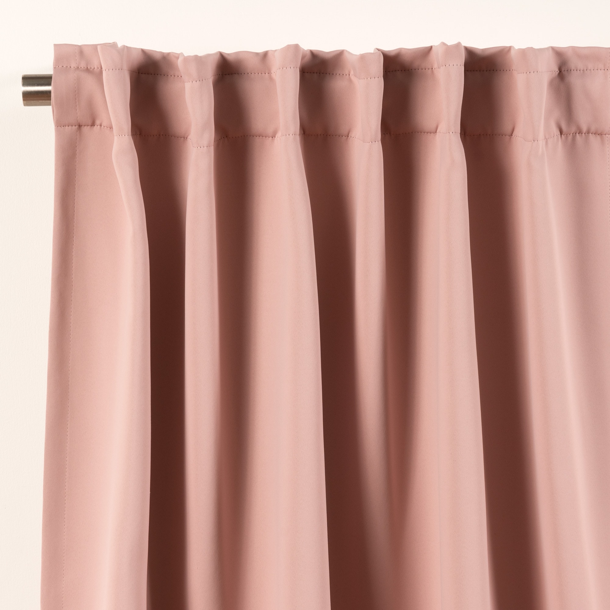Best Home Fashion SOLID-96-DUSTYPINK curtains - View #2