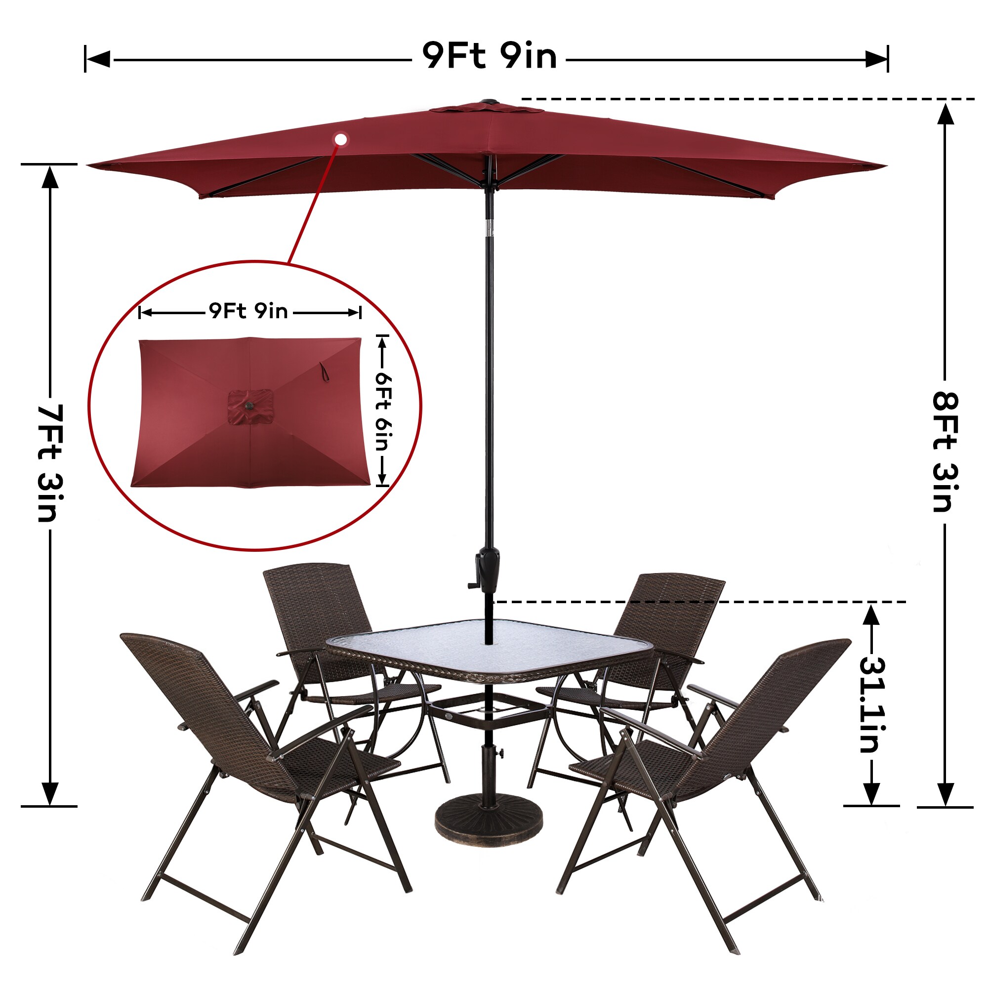 Sun-Ray 201005REC Umbrellas-2 - View #3