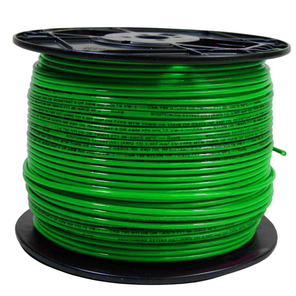 18YLW-C  18 AWG TEW Stranded Wire - Yellow, 100ft Roll