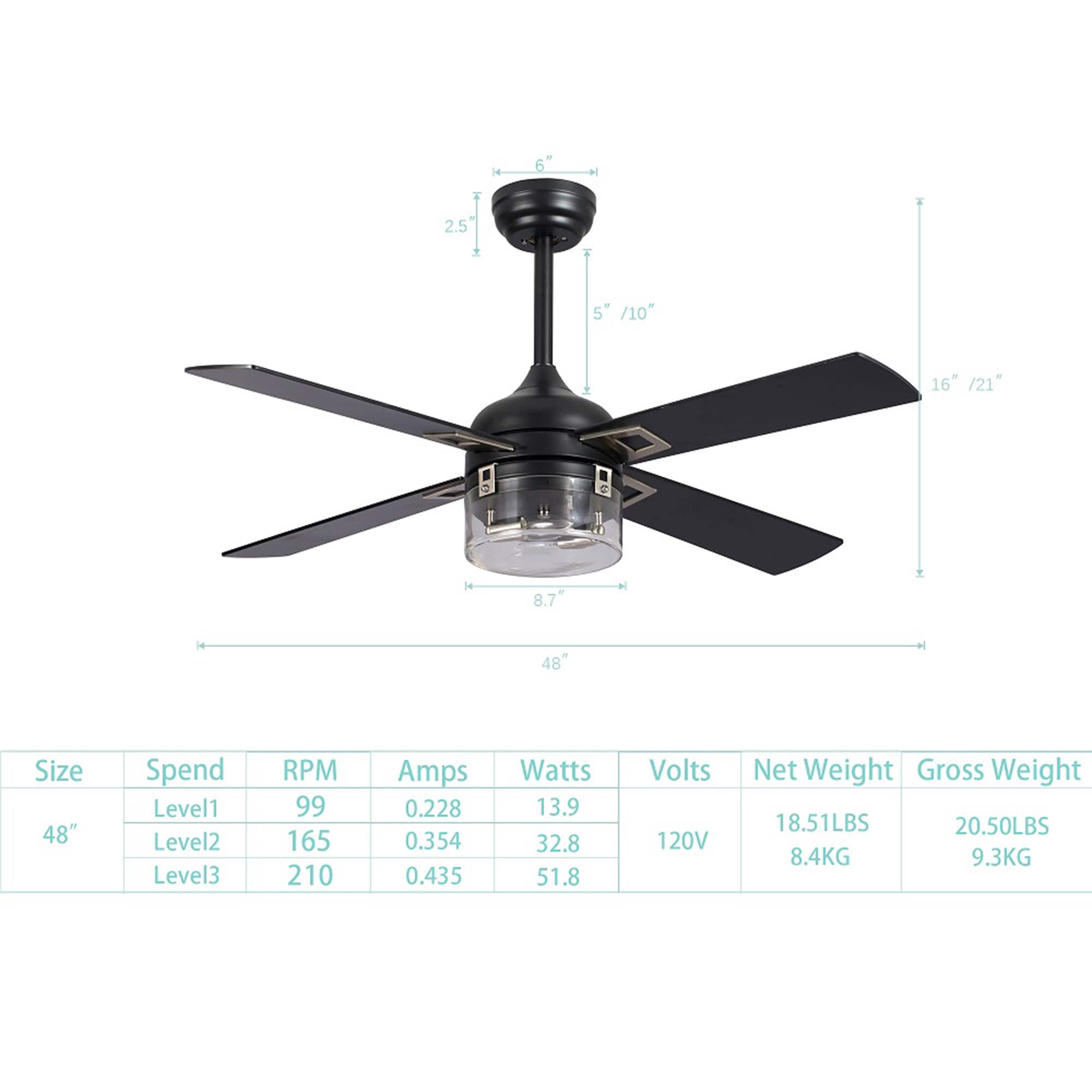ExBrite DICF0067 Ceiling-Fans - View #15