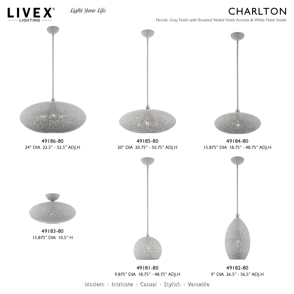 Livex Lighting 49183-80 flushmounts - View #2