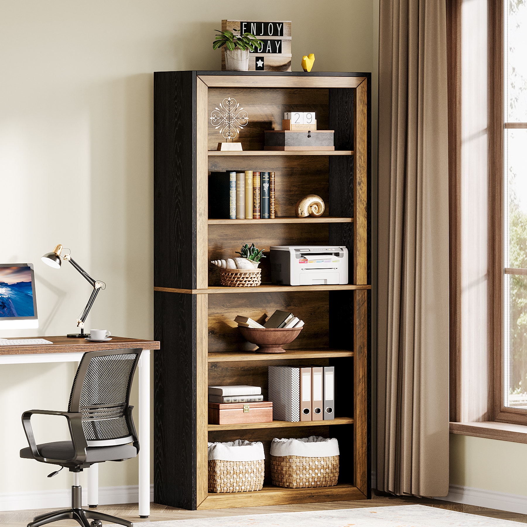 Tribesigns HOGA-JW0501 bookcases - View #3