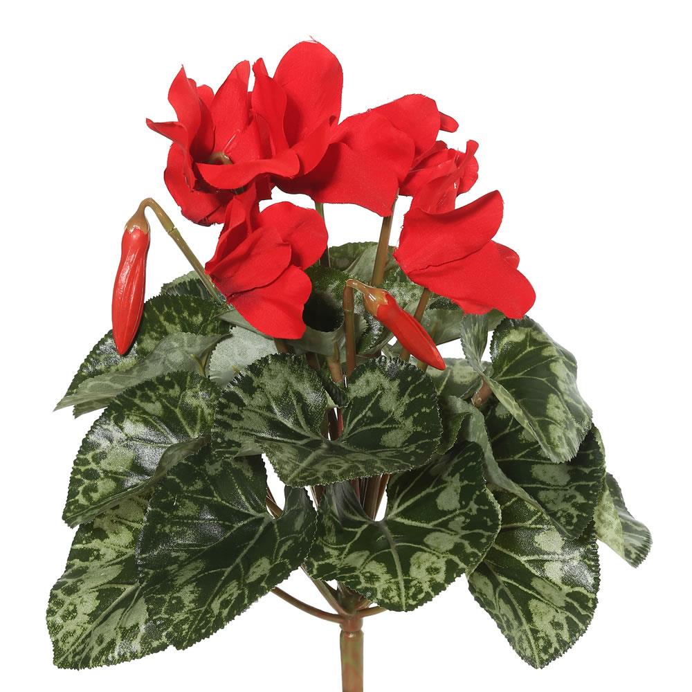 Vickerman FL170702 11-in Red Indoor Mixed Greenery Artificial Flower