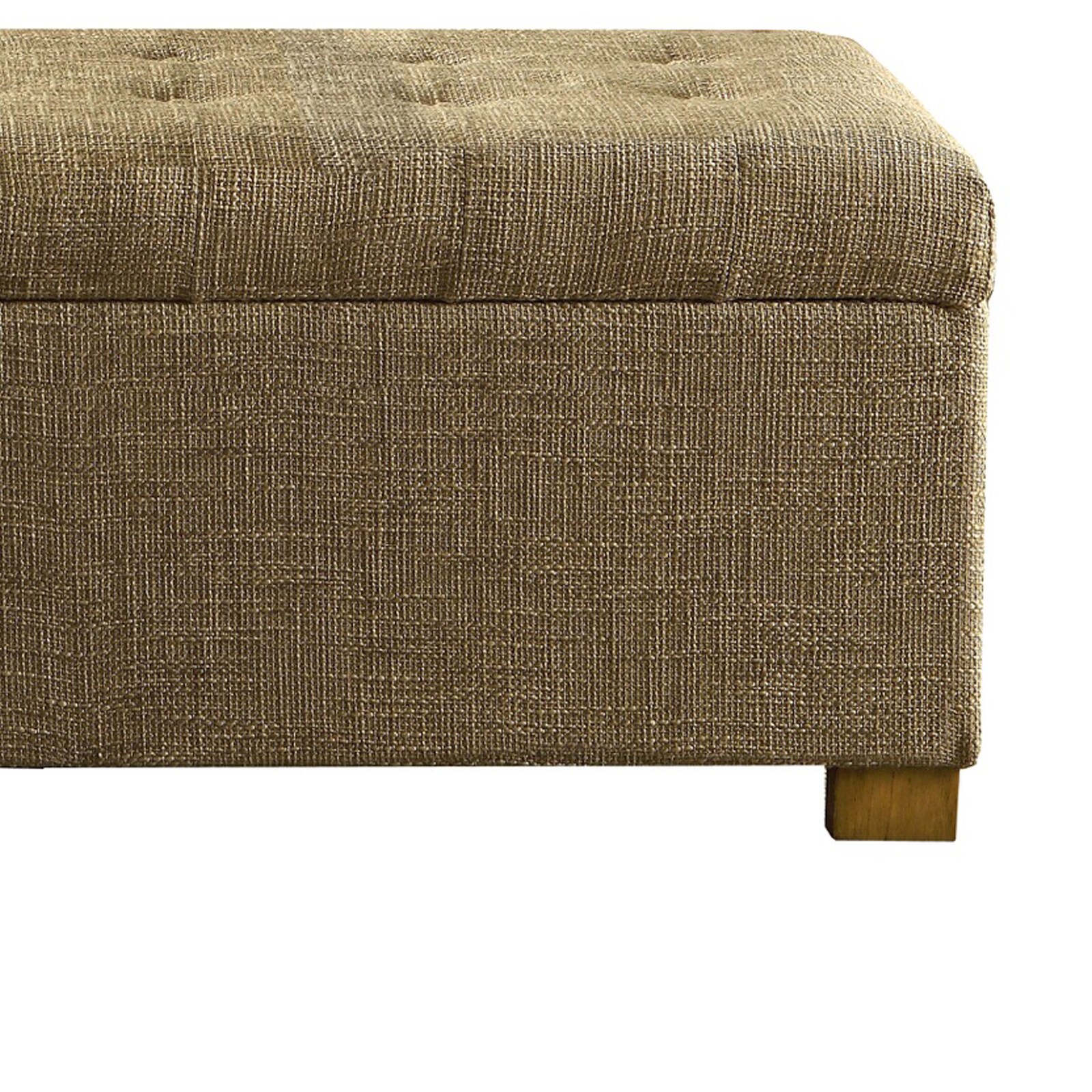 Benzara Modern Brown Accent Bench With Storage 46-in X 18-in At Lowes.com