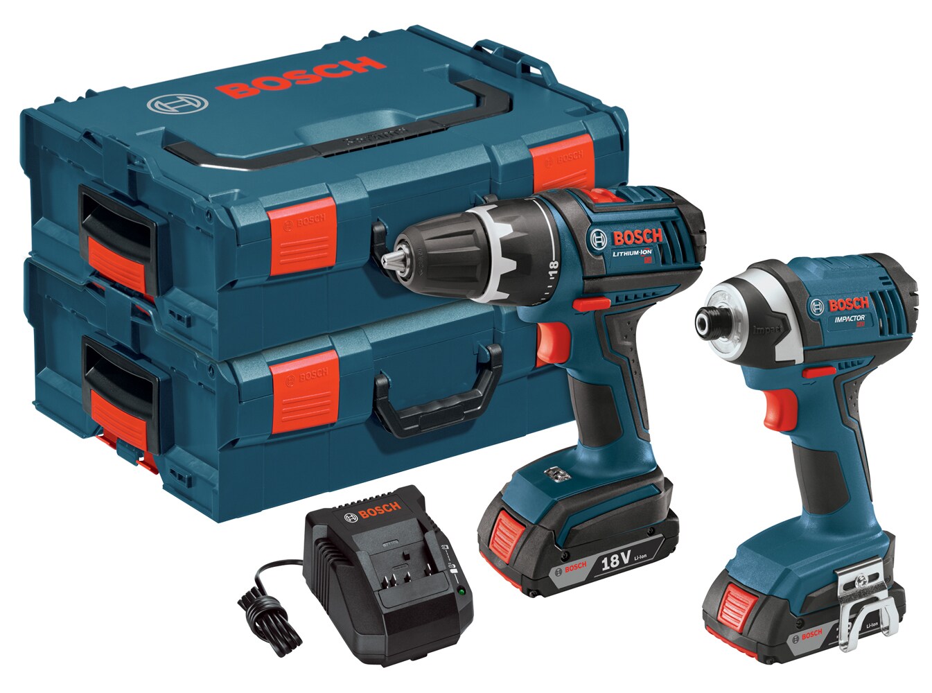 Bosch CLPK234-181L 2-Tool Power Tool Combo Kit (2-Batteries Included and Charger Included)
