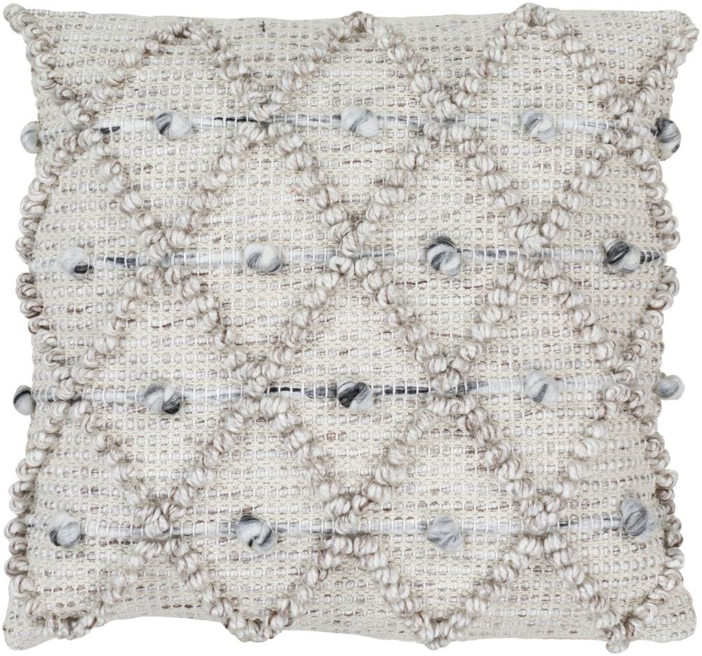 Livabliss ADR001-1818 Anders 18-in x 18-in Light Gray Indoor Decorative Cover