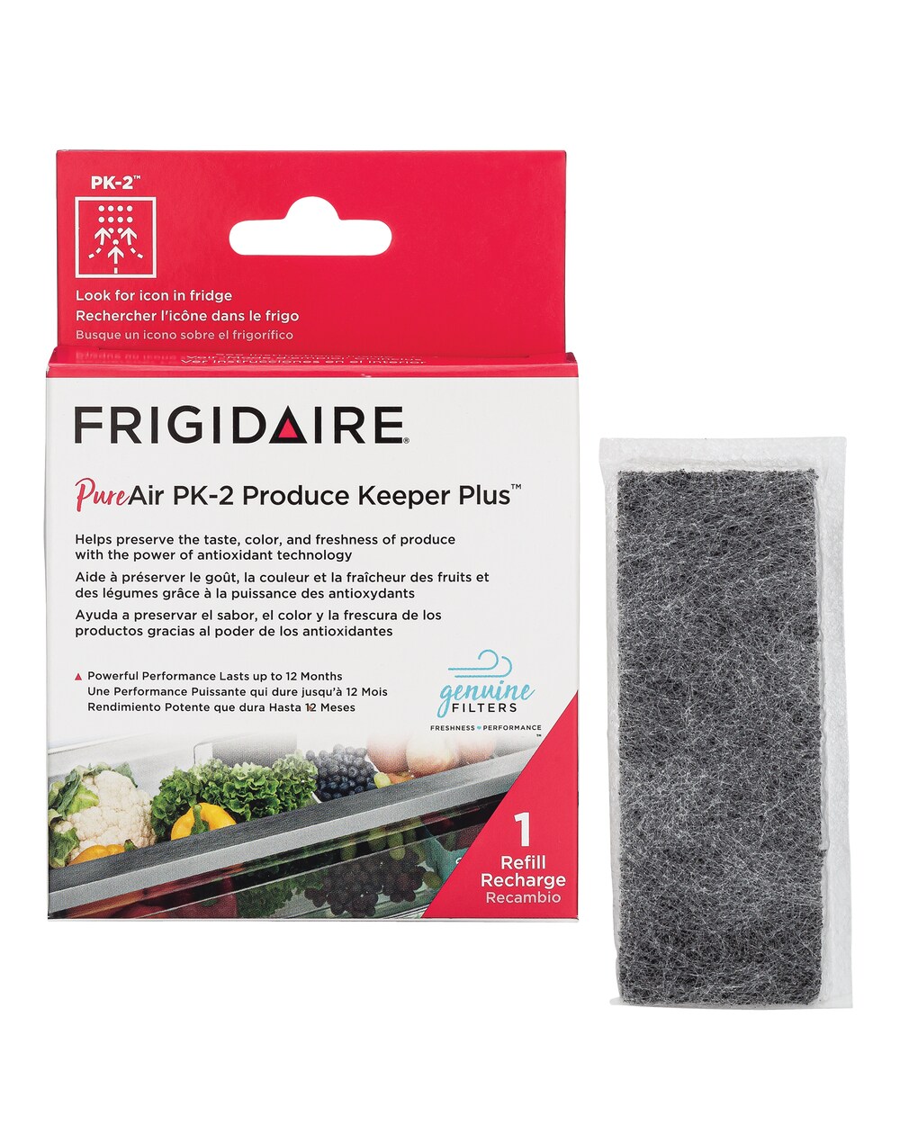 Frigidaire Push-In Refrigerator Water Filter and Air Filter/Produce ...