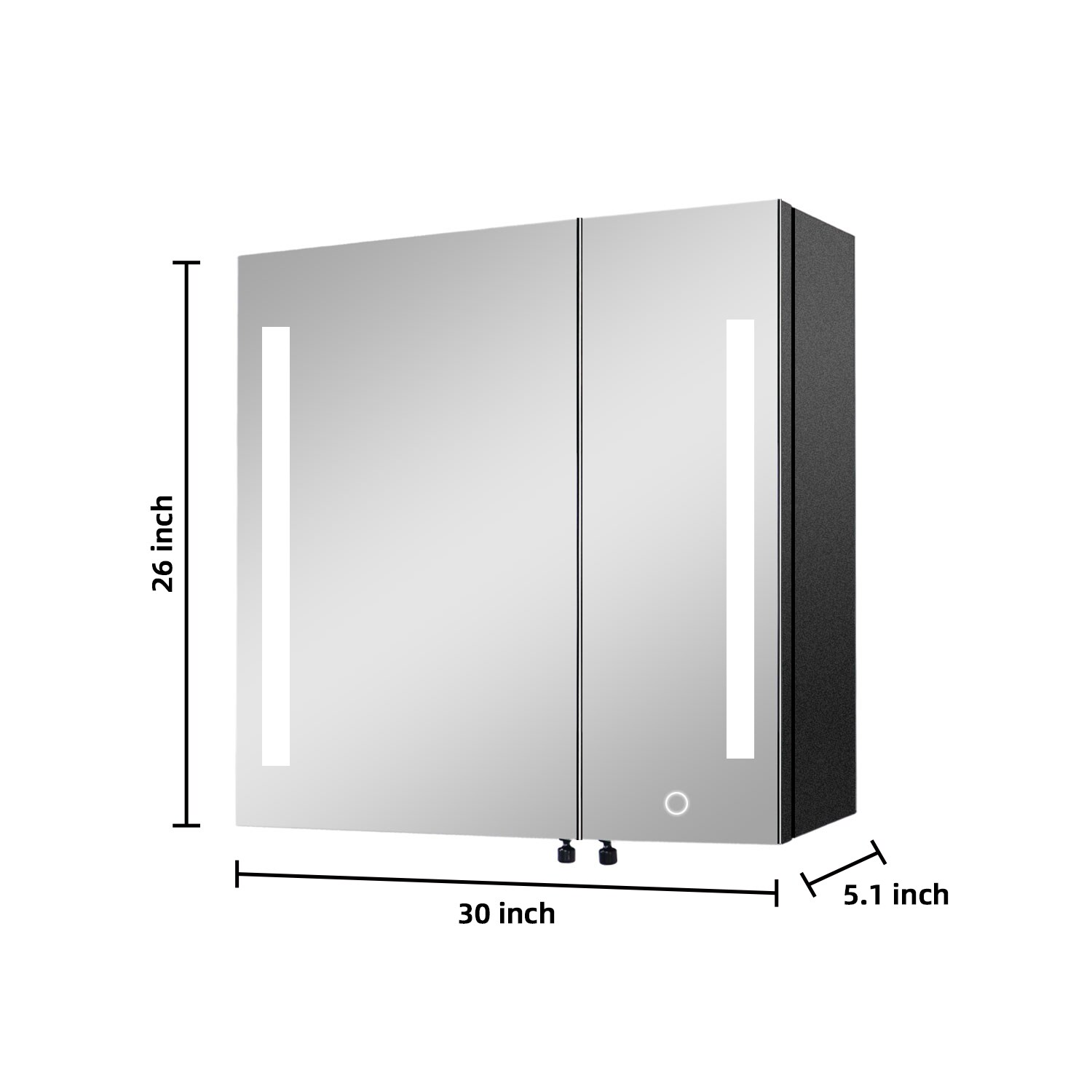 WELLFOR EX3BMBL-28-36 Bathroom-Medicine-Cabinets - View #11