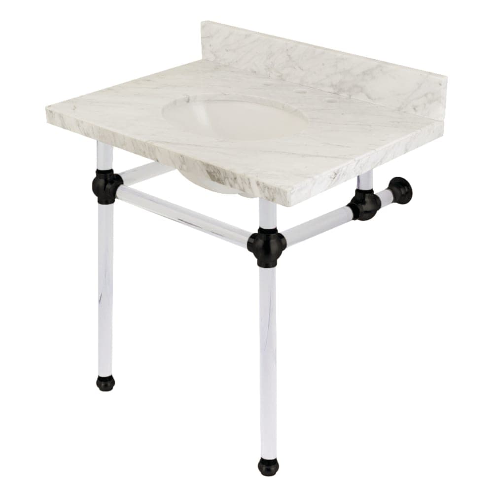 Kingston Brass  KVPB3030MATSET Templeton 30 Inch Wide Console Sink Set