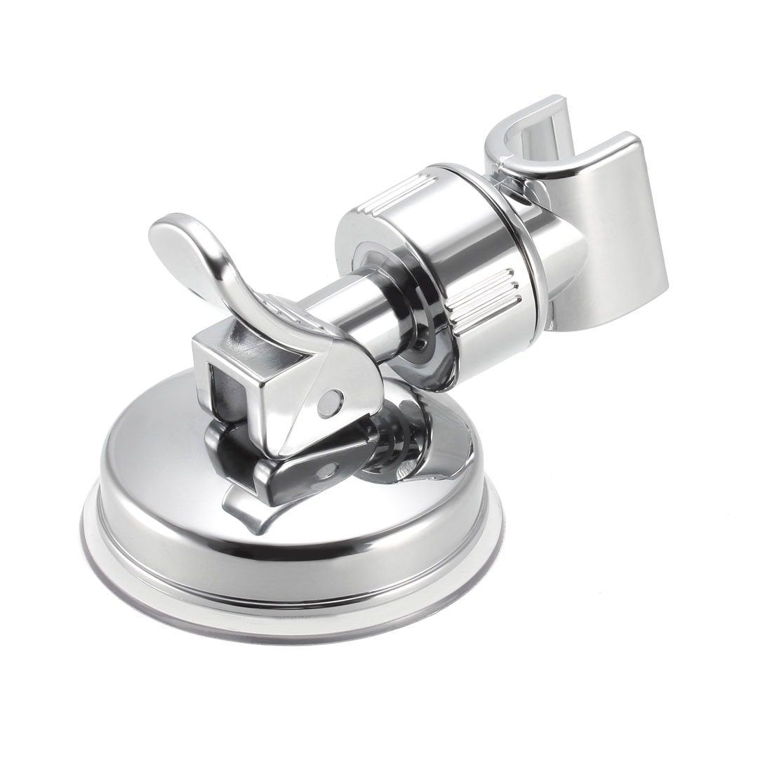 Unique Bargains Shower Head Holder Adjustable Suction Cup Wall Mount ...