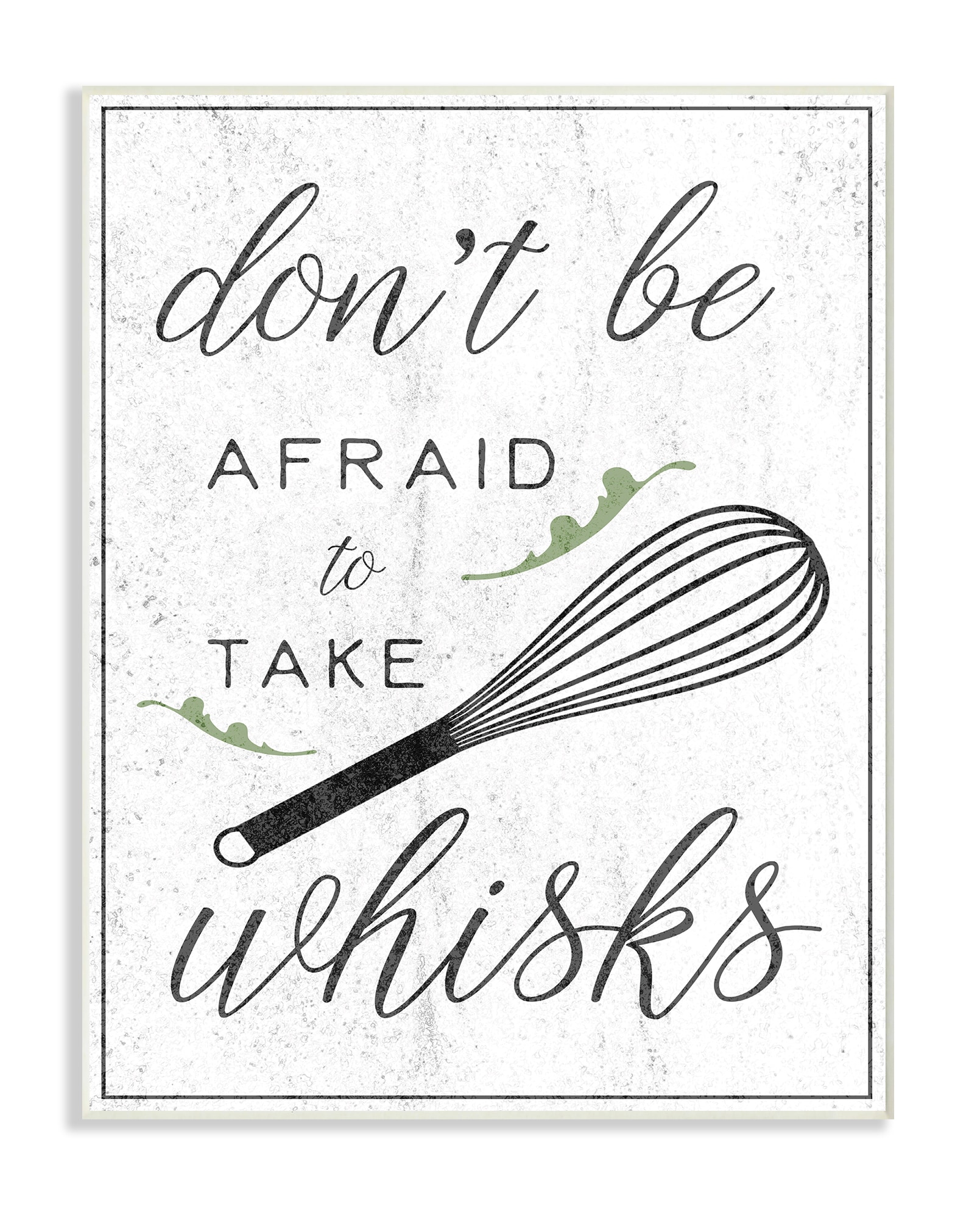 Stupell Industries KWP-1087-WD-10X15 Kitchen Take Whisks Daphne Polselli Frameless 15-in H x 10-in W Kitchen Print