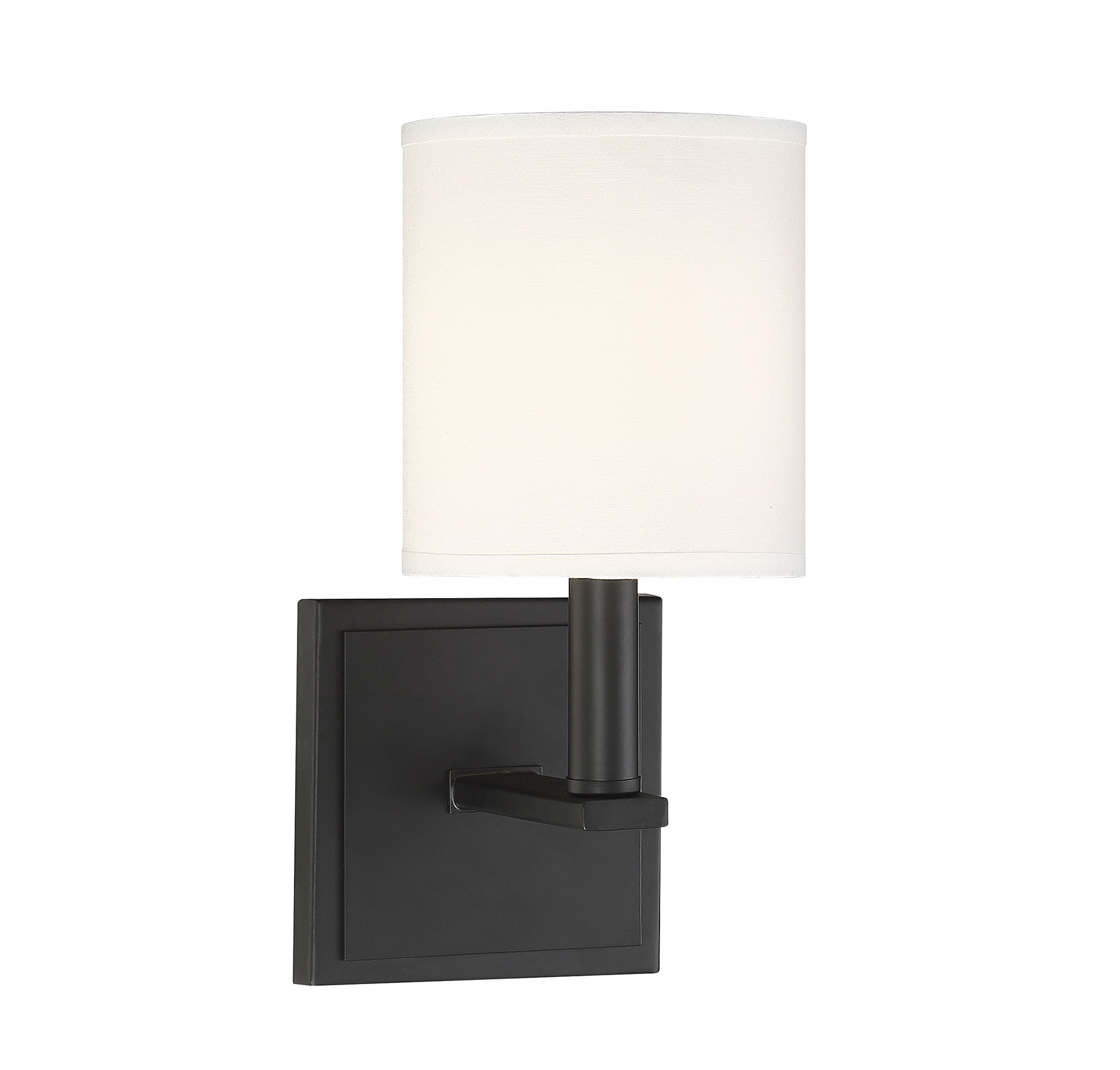 Savoy House Essentials 9-1200-1-89 Waverly 5-in W 1 -Light Matte Black Wall Sconce