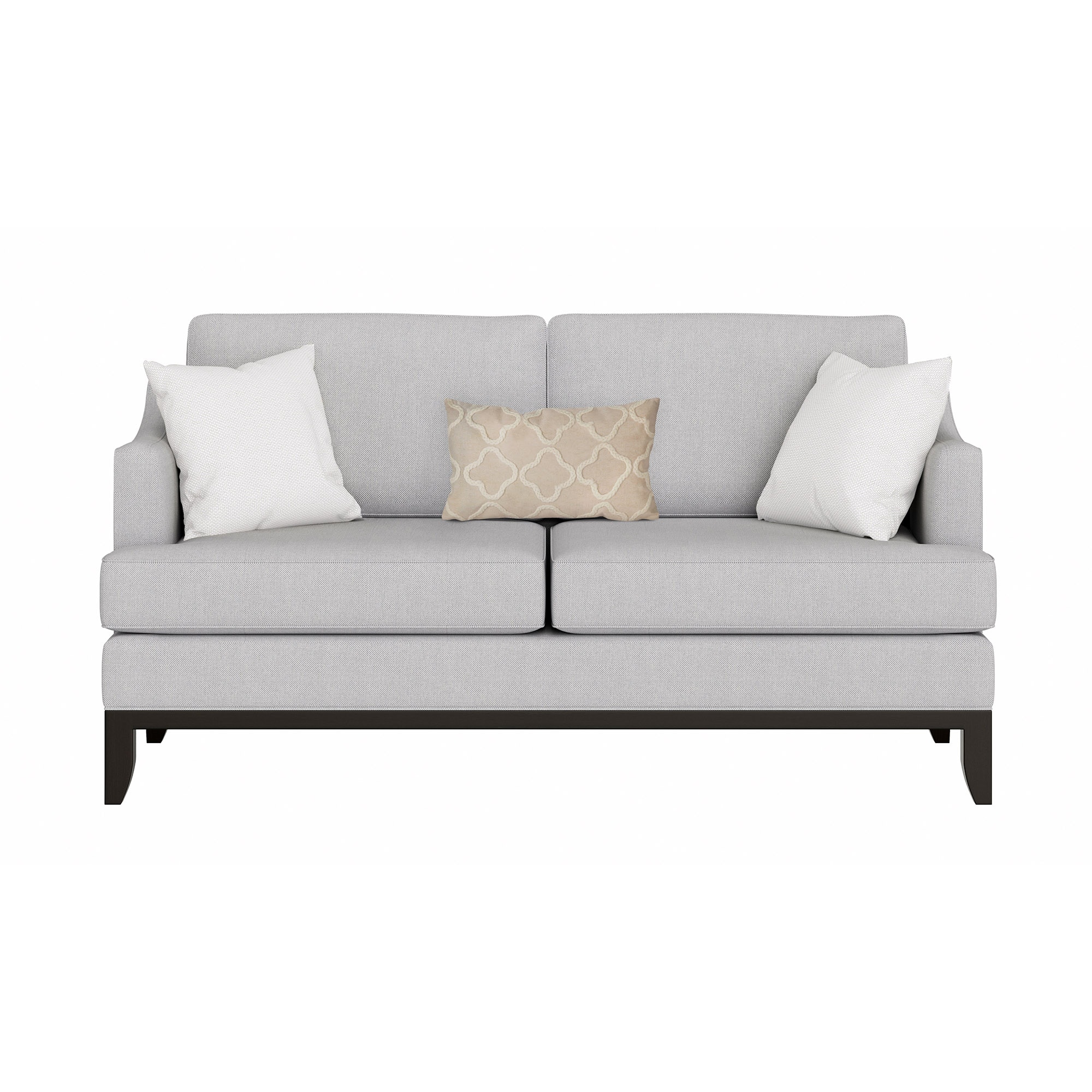 Liora Manne 7SA2S413212 Visions I 20-in x 20-in White Square Indoor Decorative Pillow