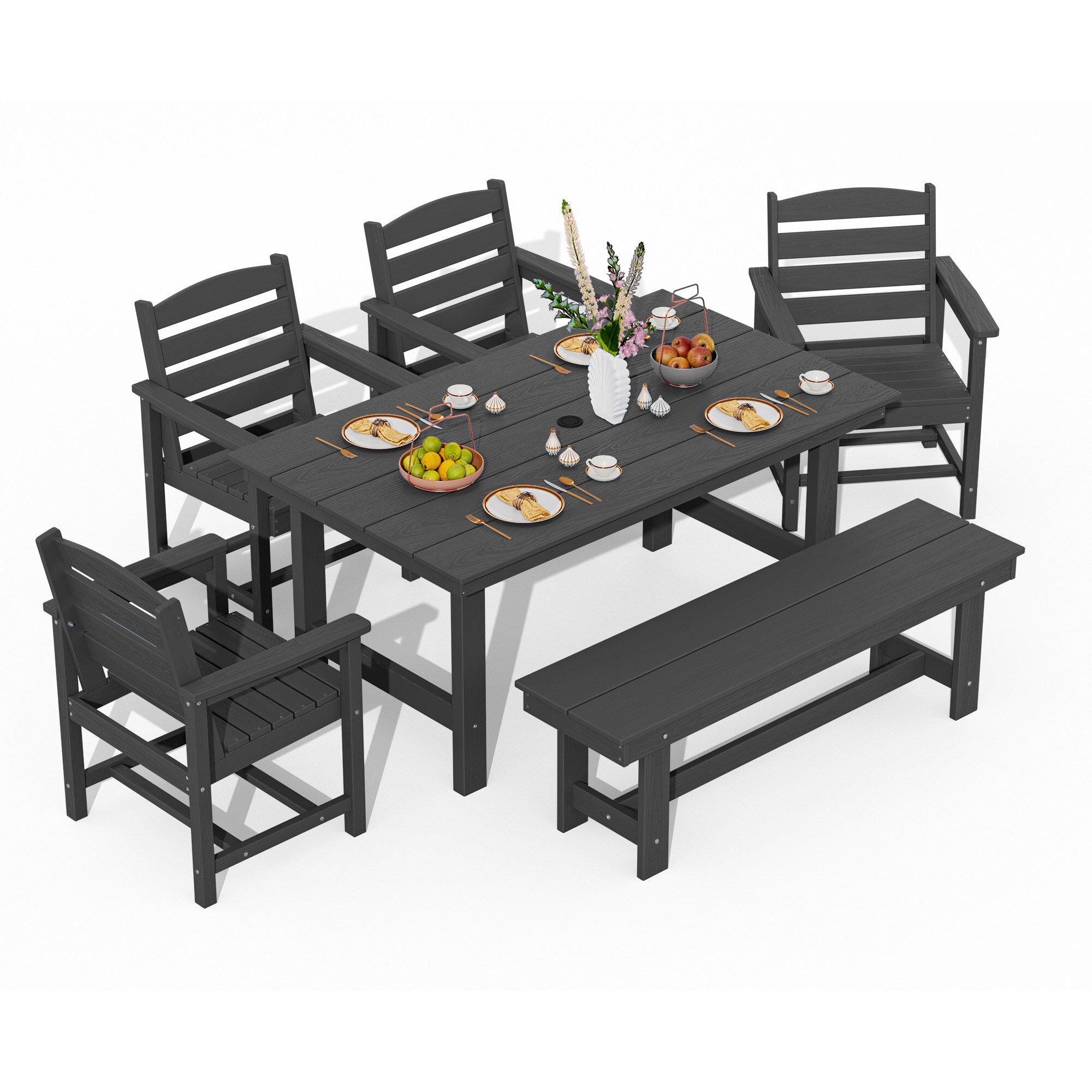 JEAREY PEJYCZY06-GY Patio-Dining-Sets - View #3