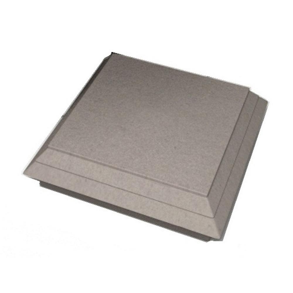 ChoiceDek 221285 4-in x 4-in Beach House Gray Composite Deck Post Cap