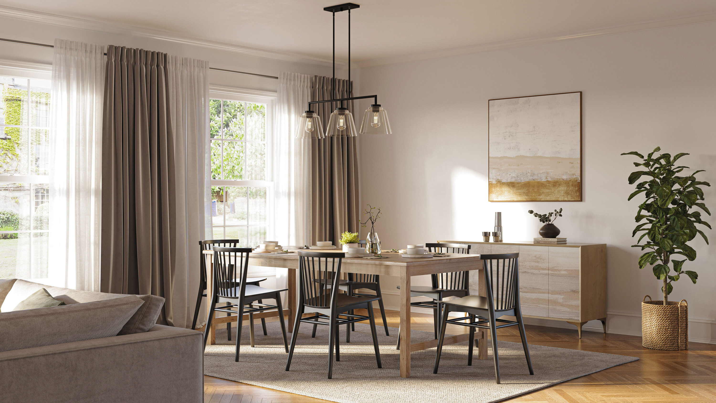 allen + roth 1063ARMB Pendant-Lights - View #5