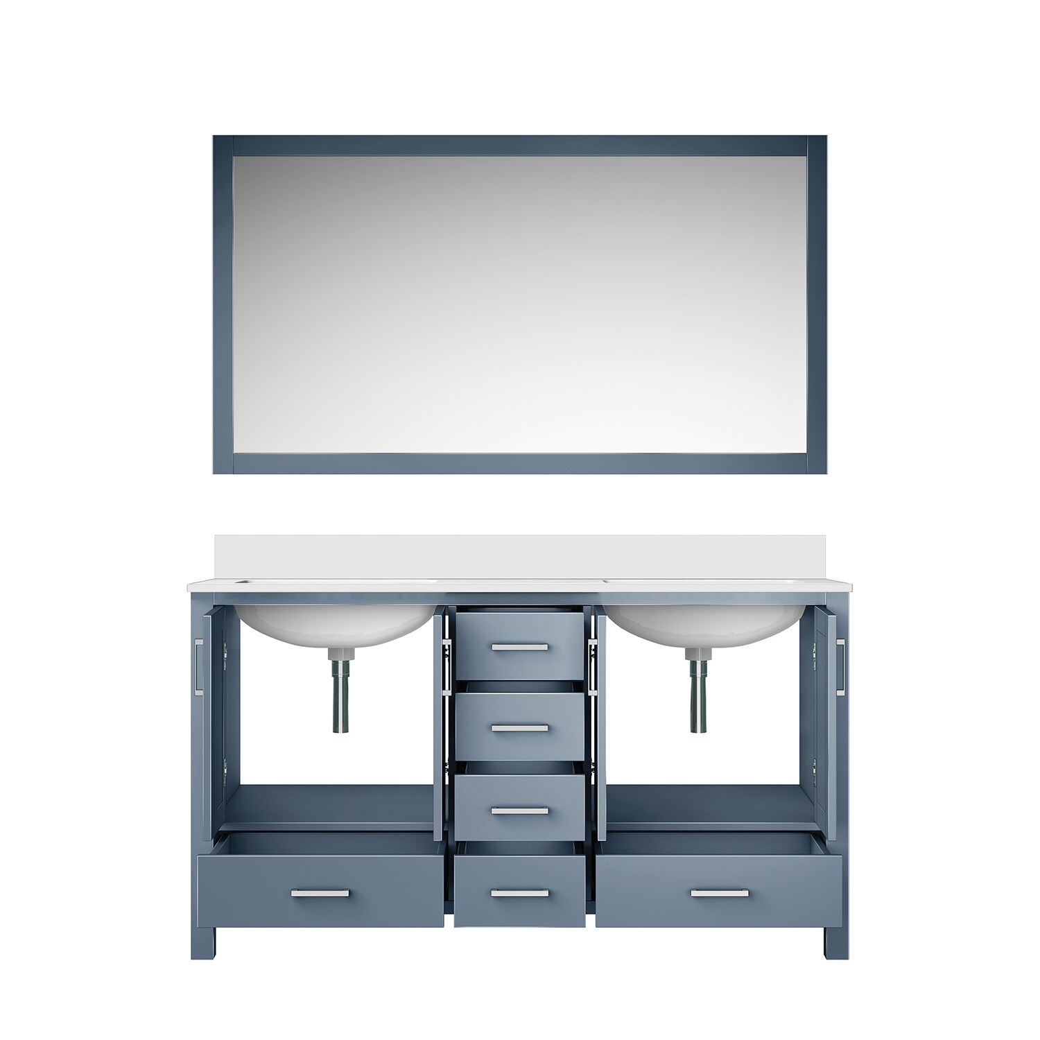 Lexora LJ342260DBWQM58 Bath-Vanity-Combo - View #4