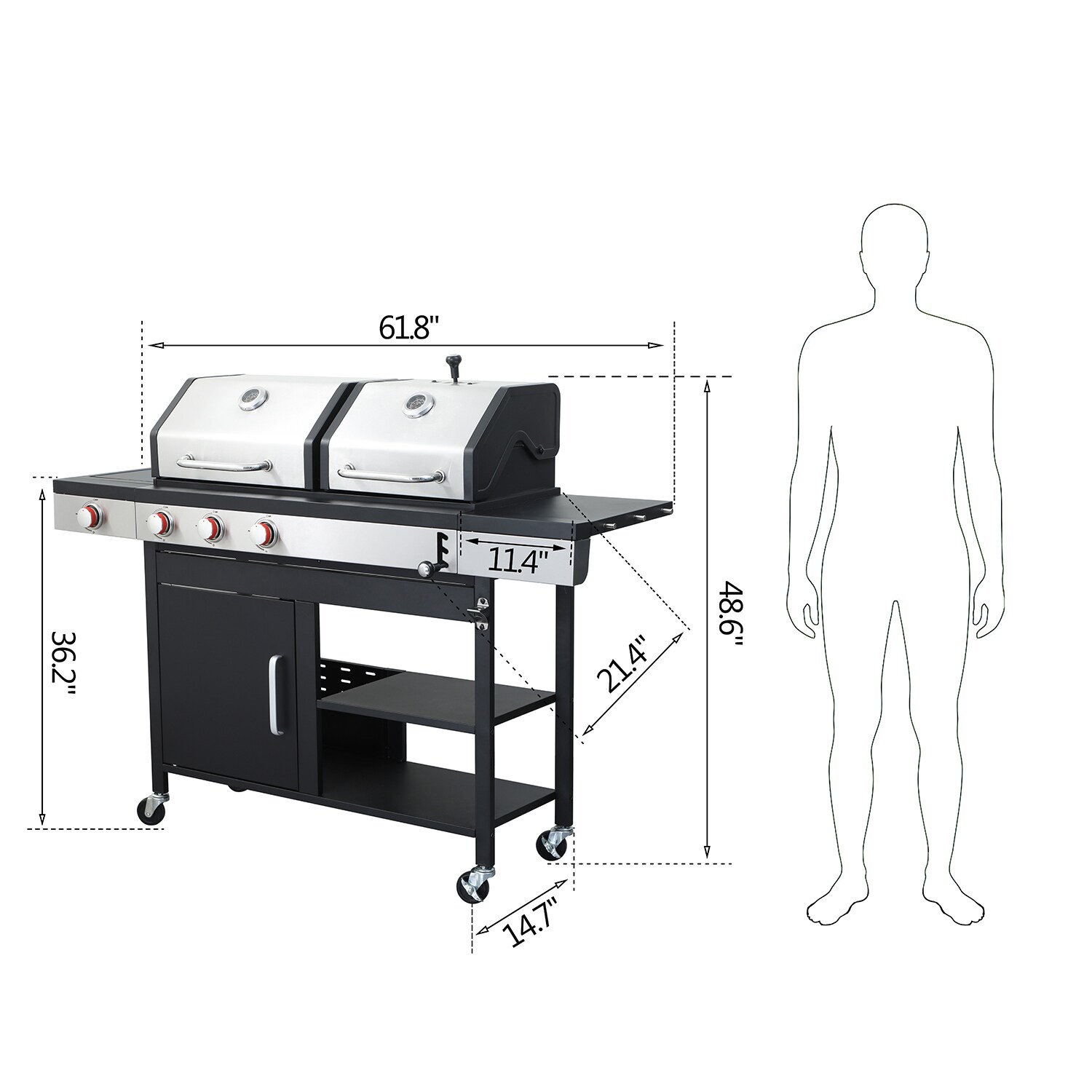 GZMR GZ-W22306 Gas-Grill - View #7