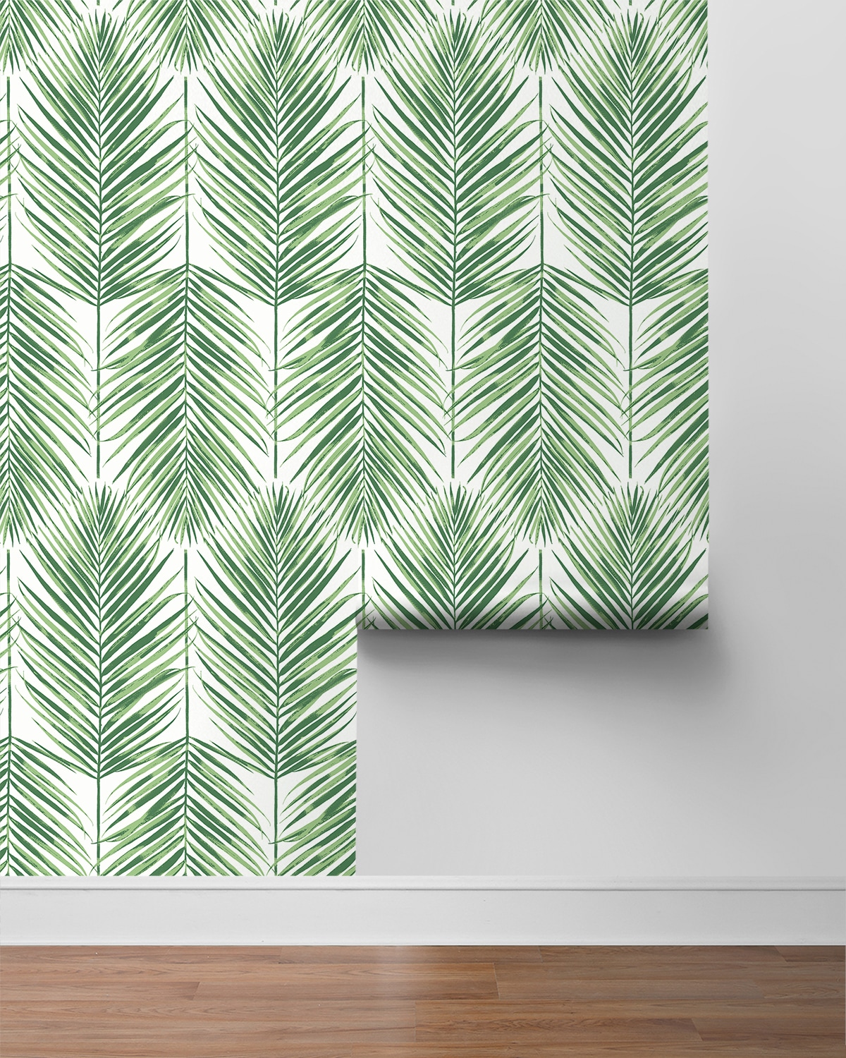 Greenery Vinyl Self-Adhesive Peel and Stick Wallpaper Roll