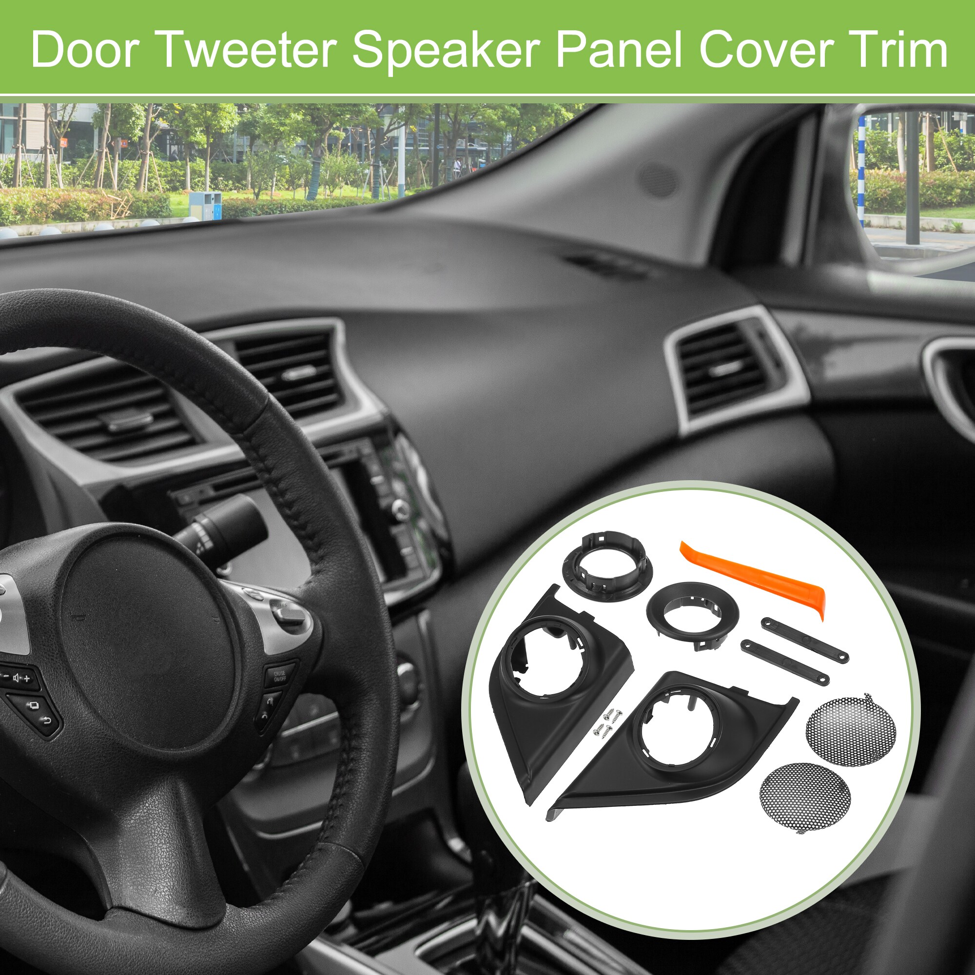 Car Door Tweeter Speaker Cover Panel Trim Kits For Honda CRV CR-V - View #9