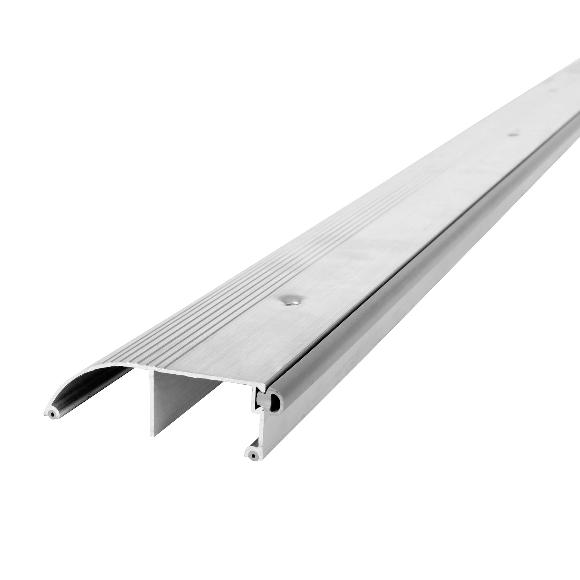 Lee Building Products M-D Building Products 3-3/8 x 1 x 36 Silver Aluminum and Vinyl Door Threshold for Outswing Doors