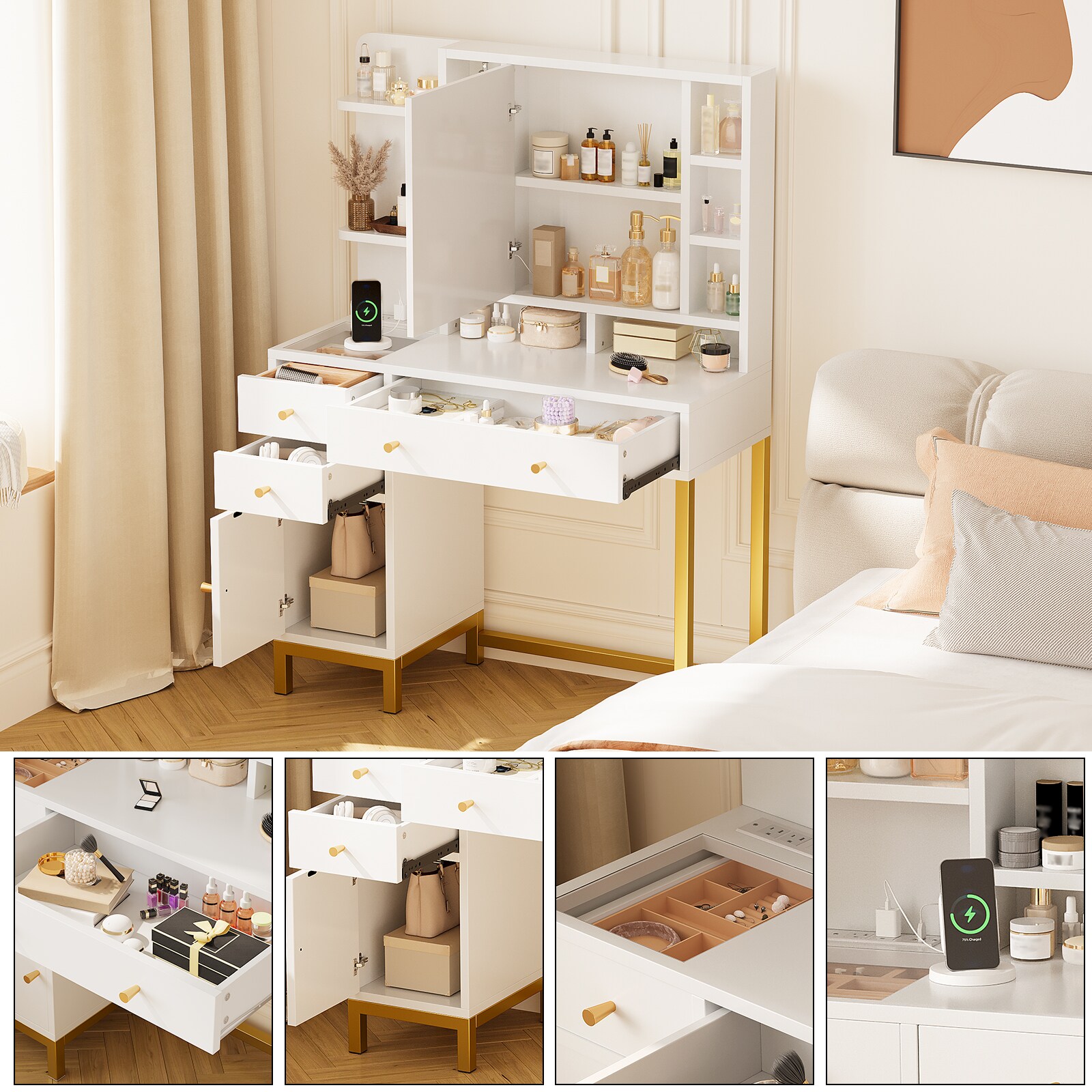 DEXSO CTQZDHP0LPH0EDI Bedroom-Vanities - View #3