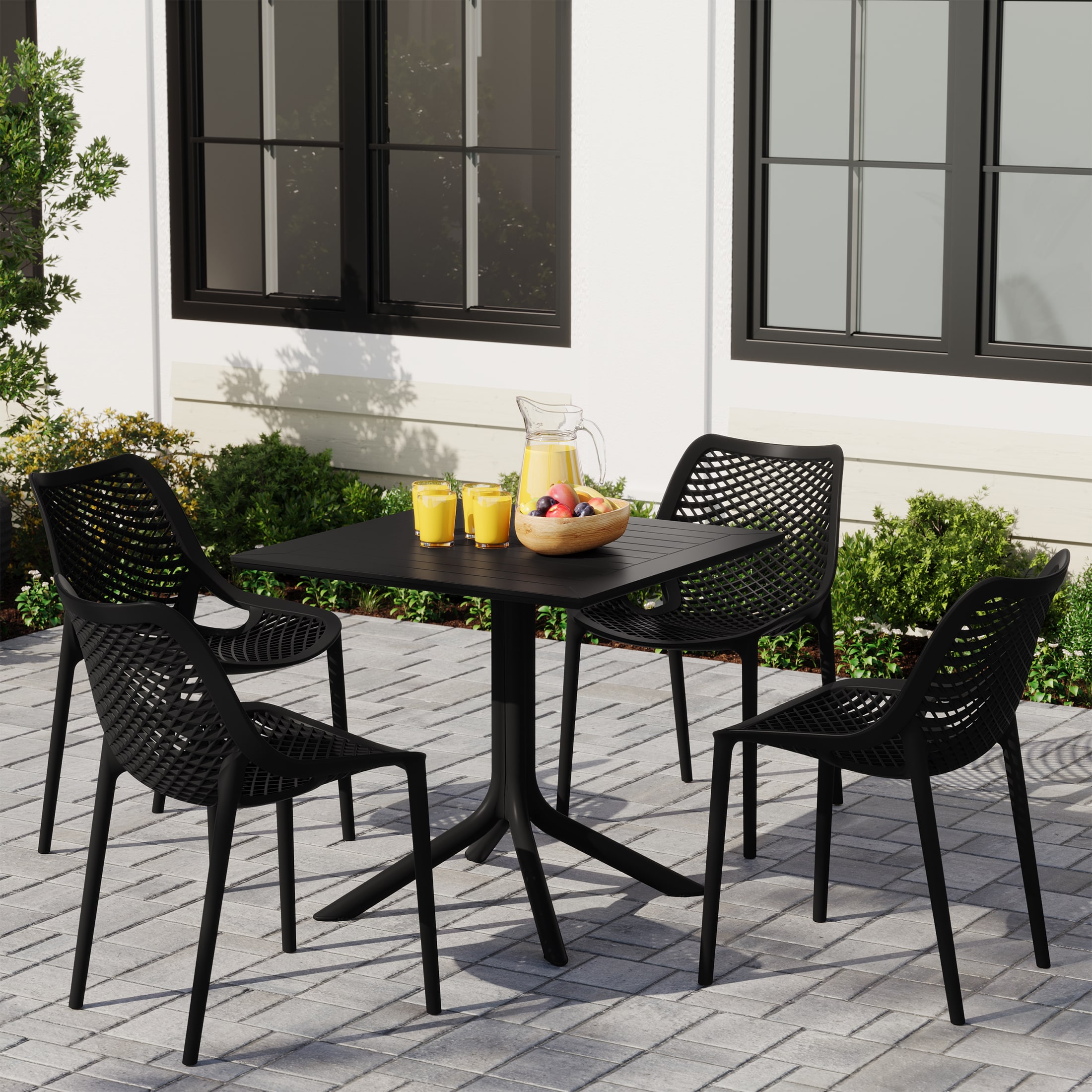 Westin Furniture OP3079-BK Patio-Dining-Sets - View #2