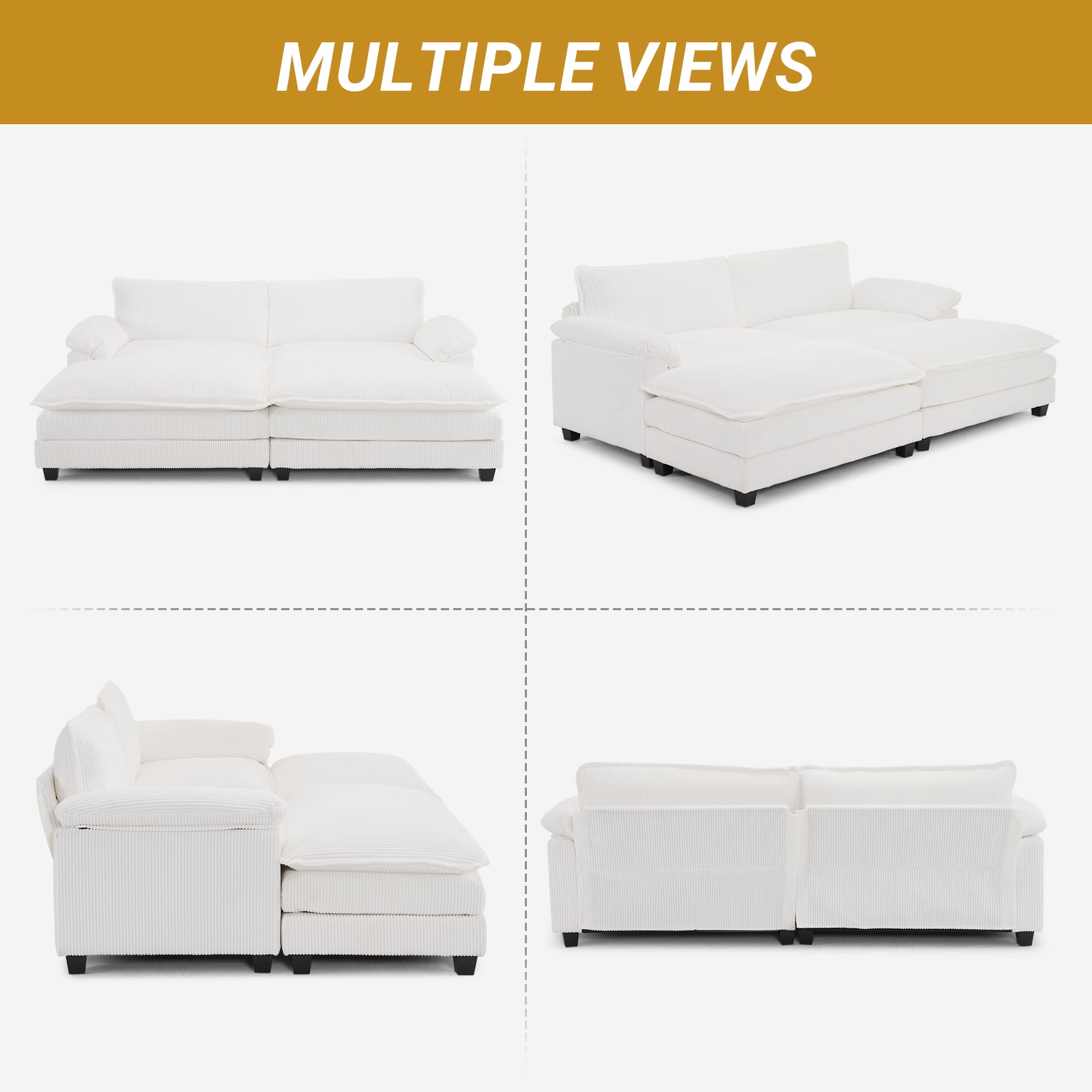 Outopee LO1G98000593+94+95 Sofas-Loveseats - View #3